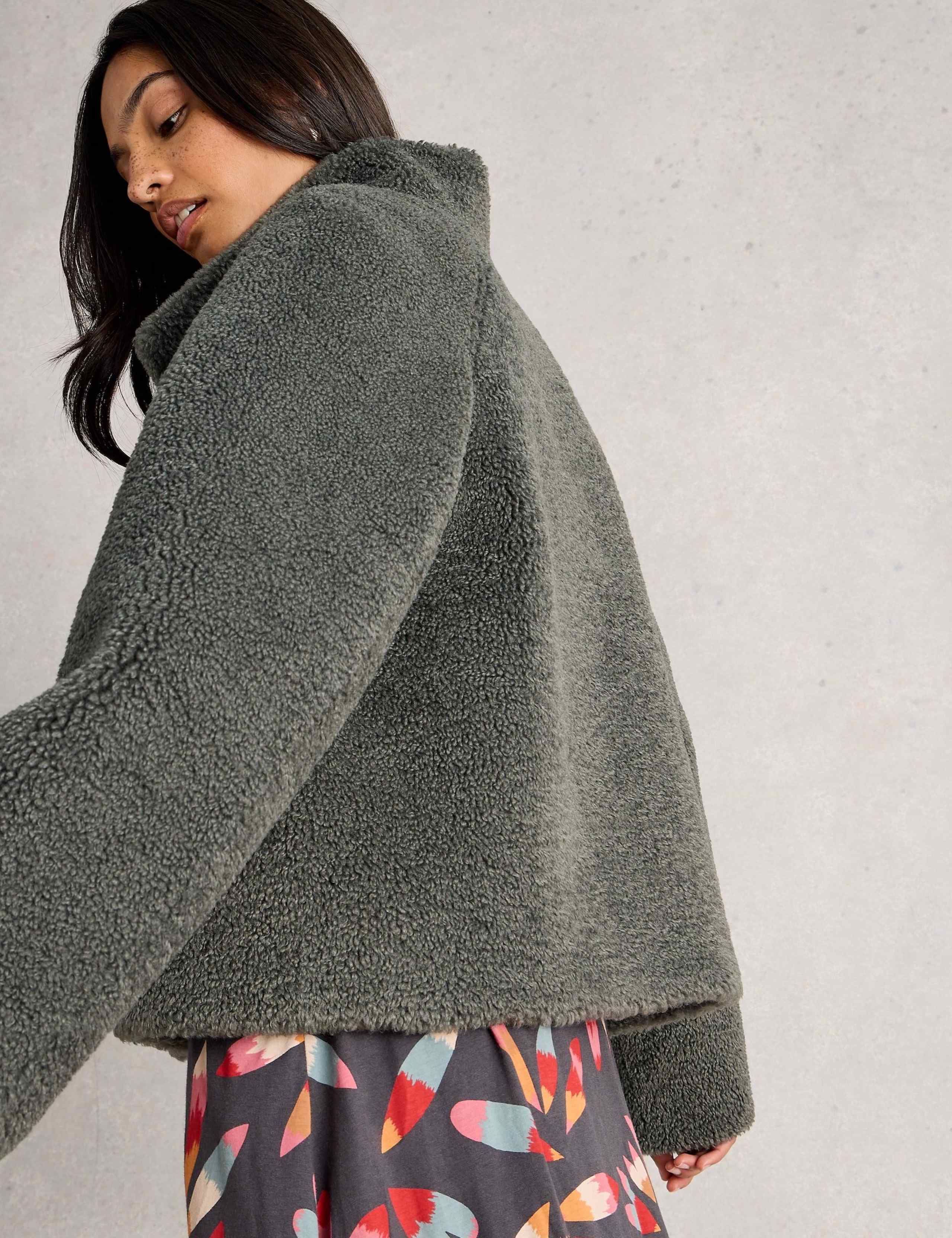 Borg Reversible Relaxed Jacket 4 of 7