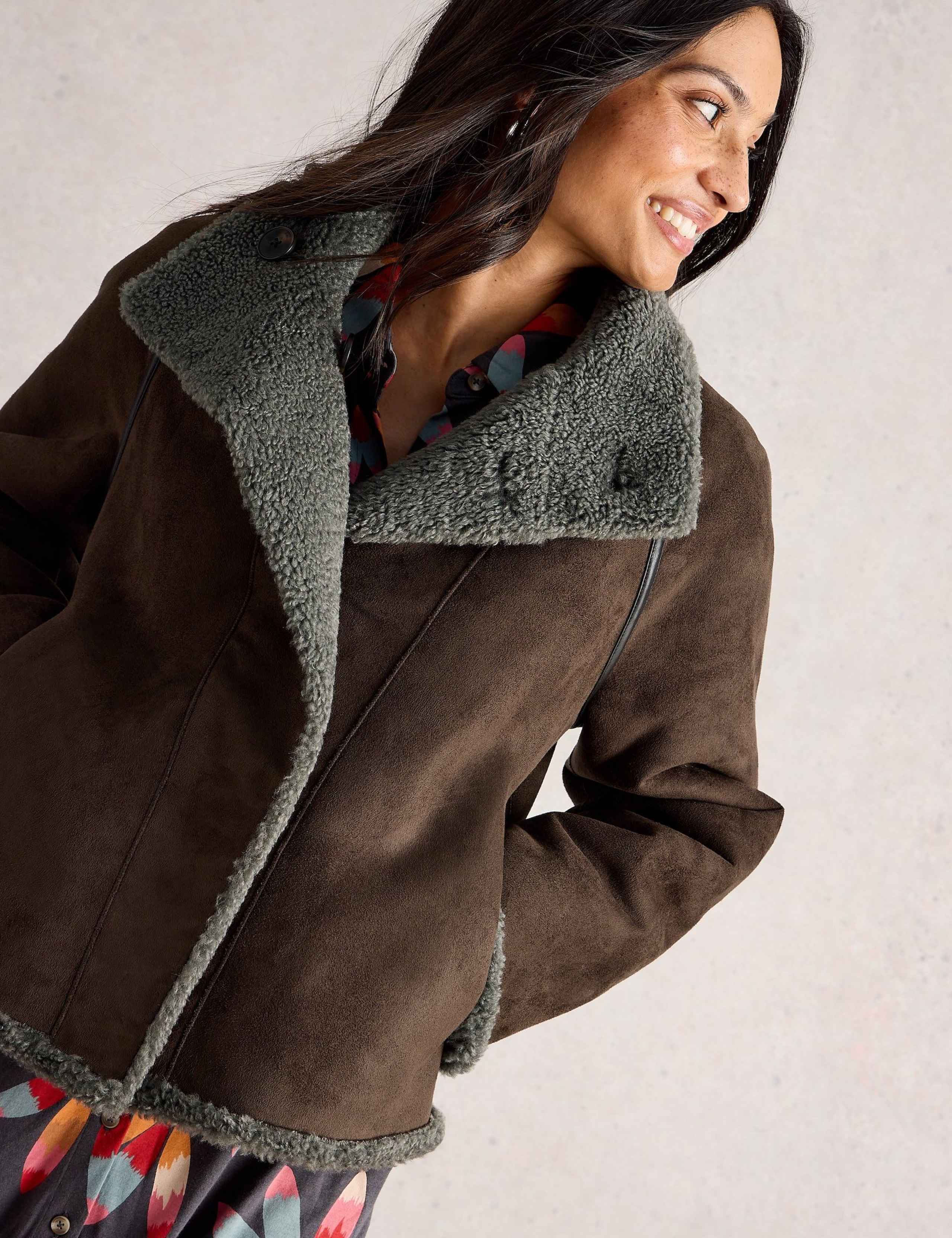 Borg Reversible Relaxed Jacket 5 of 7