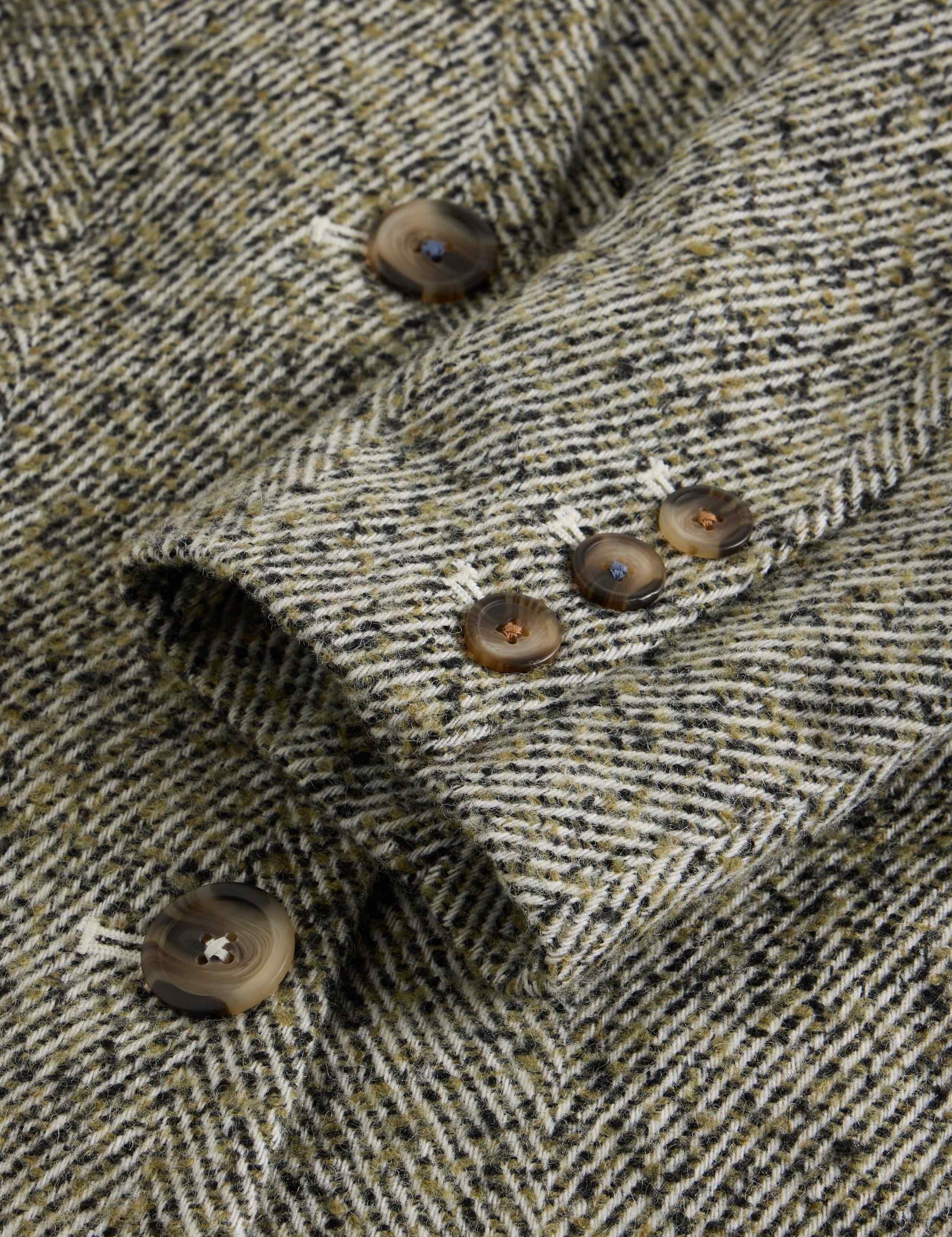 Karla Tweed Wool Blend Coat 5 of 6
