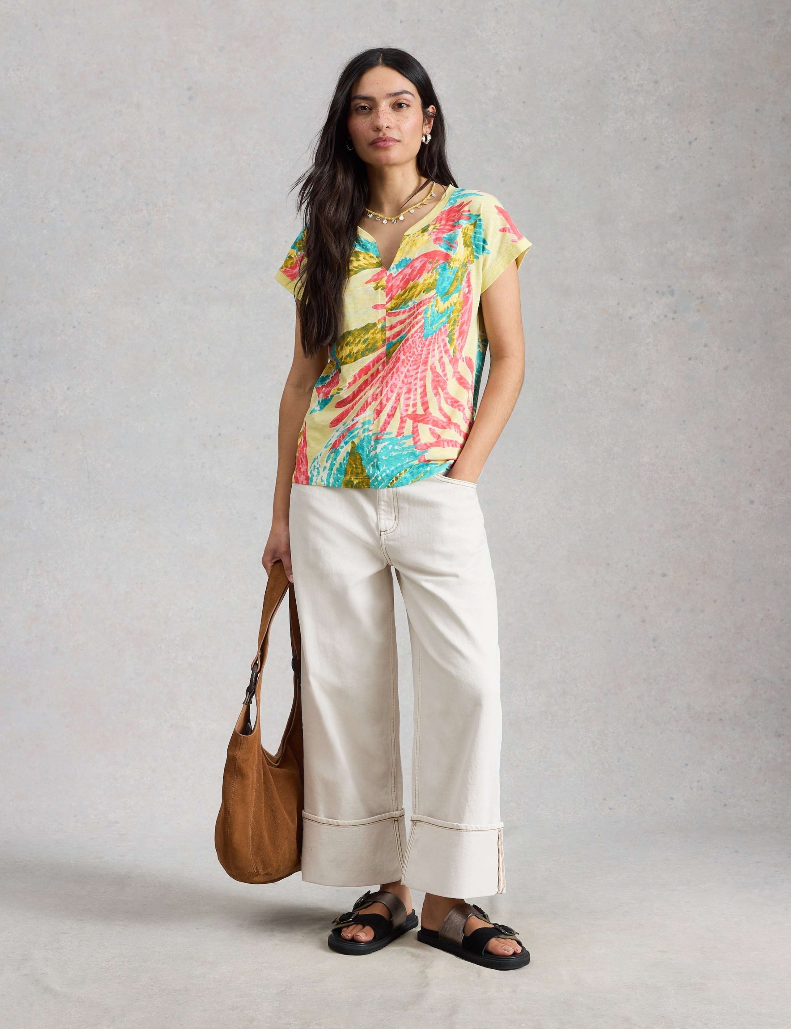Pure Cotton Floral T-Shirt 4 of 6