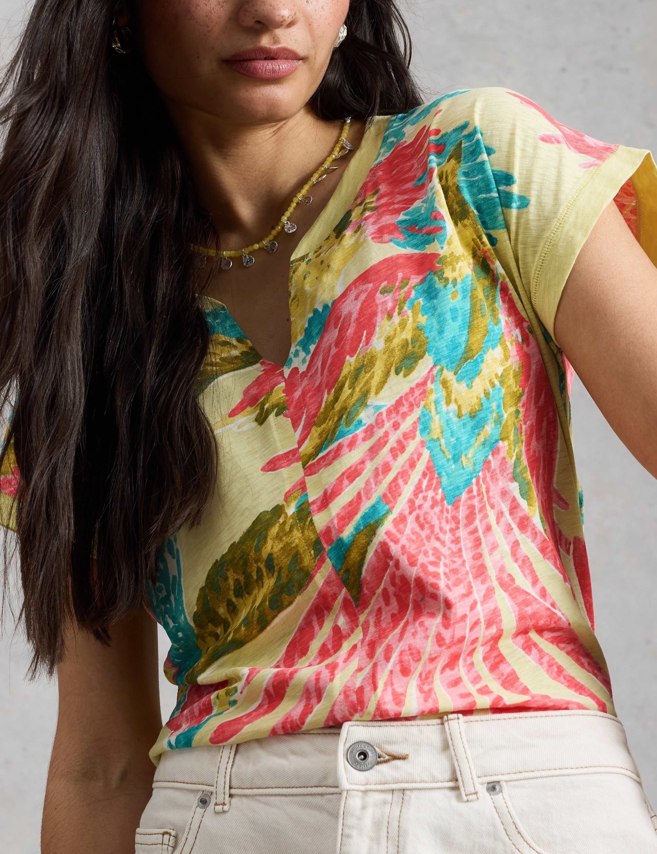 Pure Cotton Floral T-Shirt 6 of 6