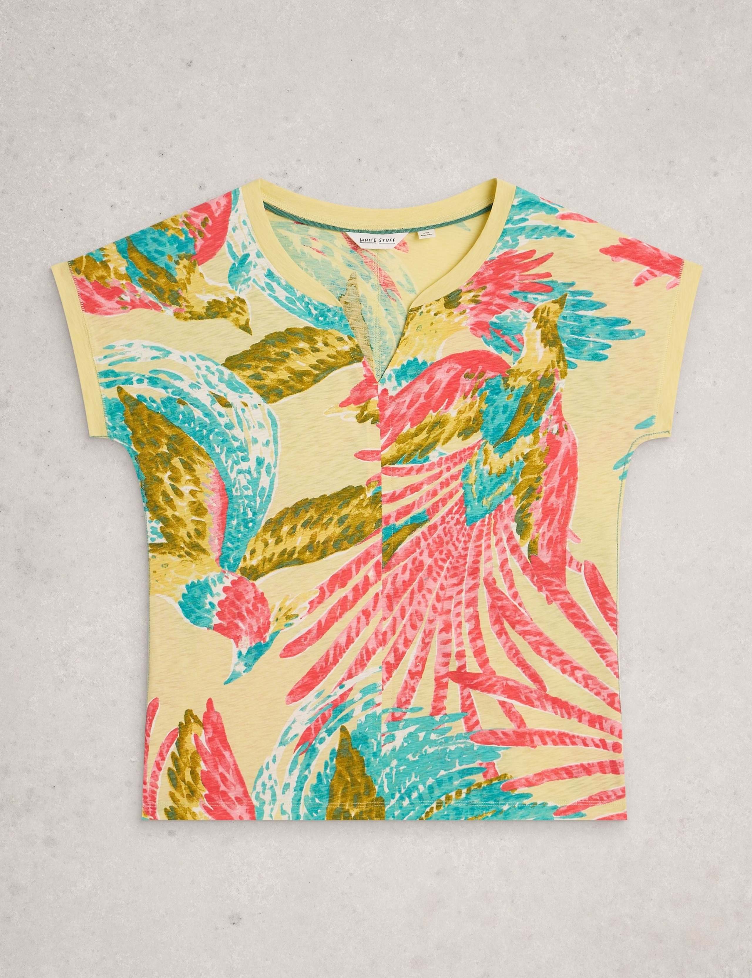 Pure Cotton Floral T-Shirt 2 of 6