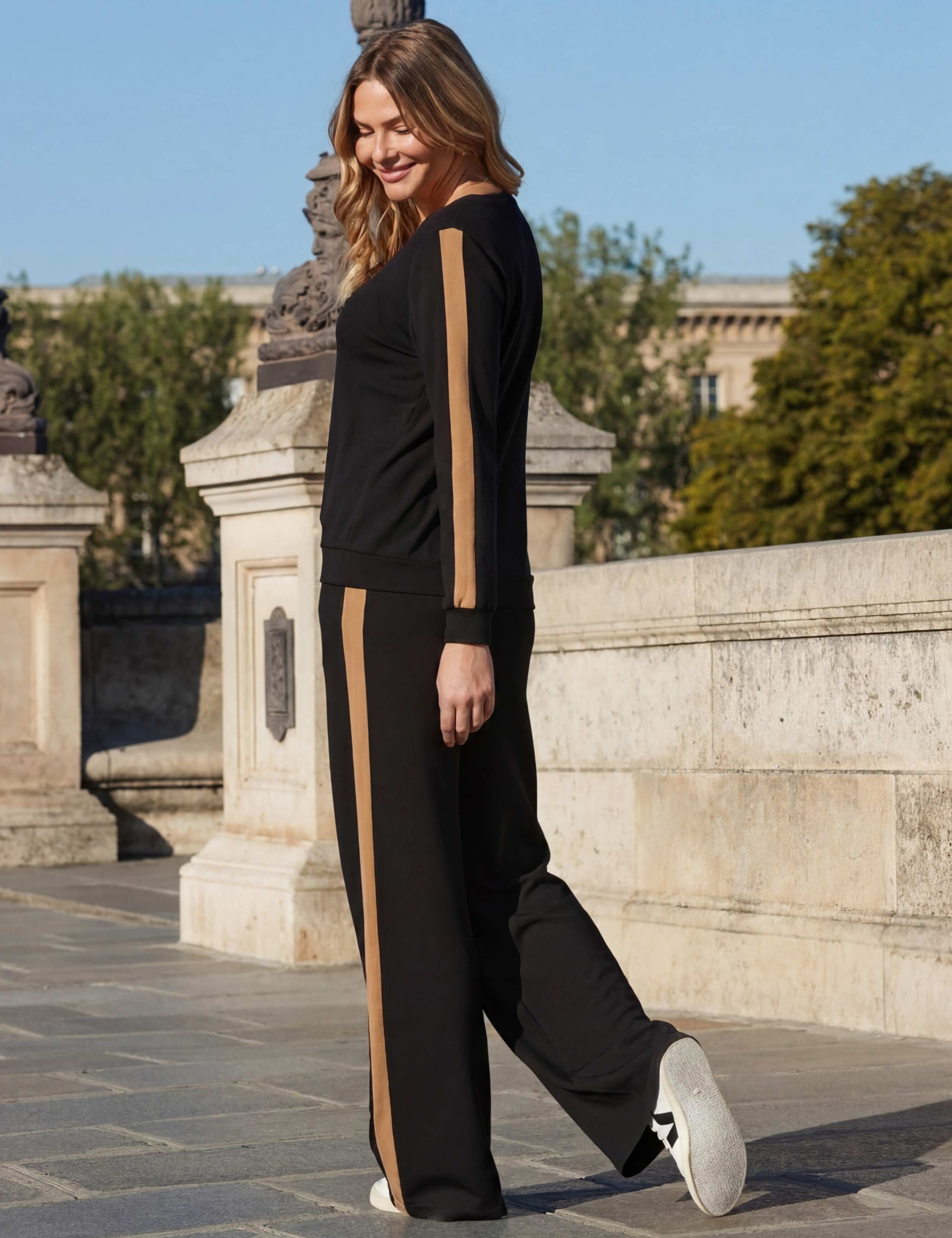 Side Stripe Slim Fit Trousers 4 of 4