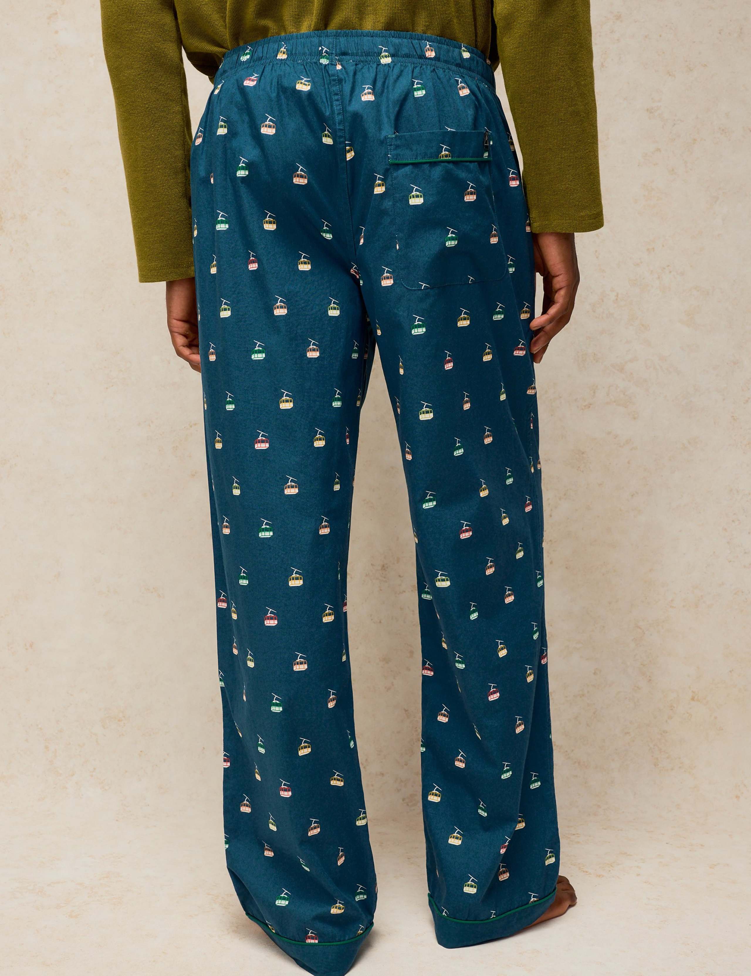 Pure Cotton Printed Pyjama Bottoms 4 of 6