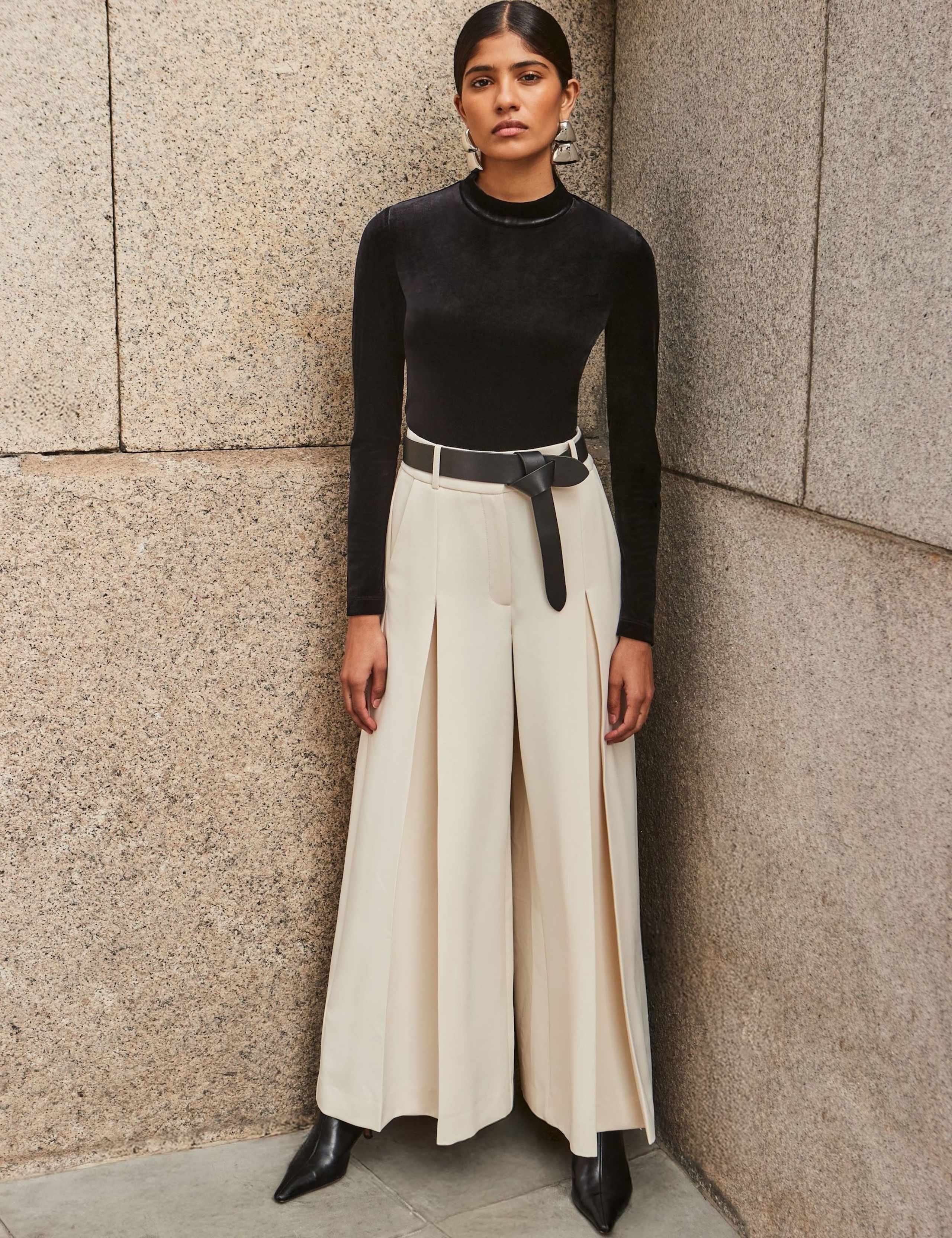 Velvet High Neck Bodysuit 2 of 4