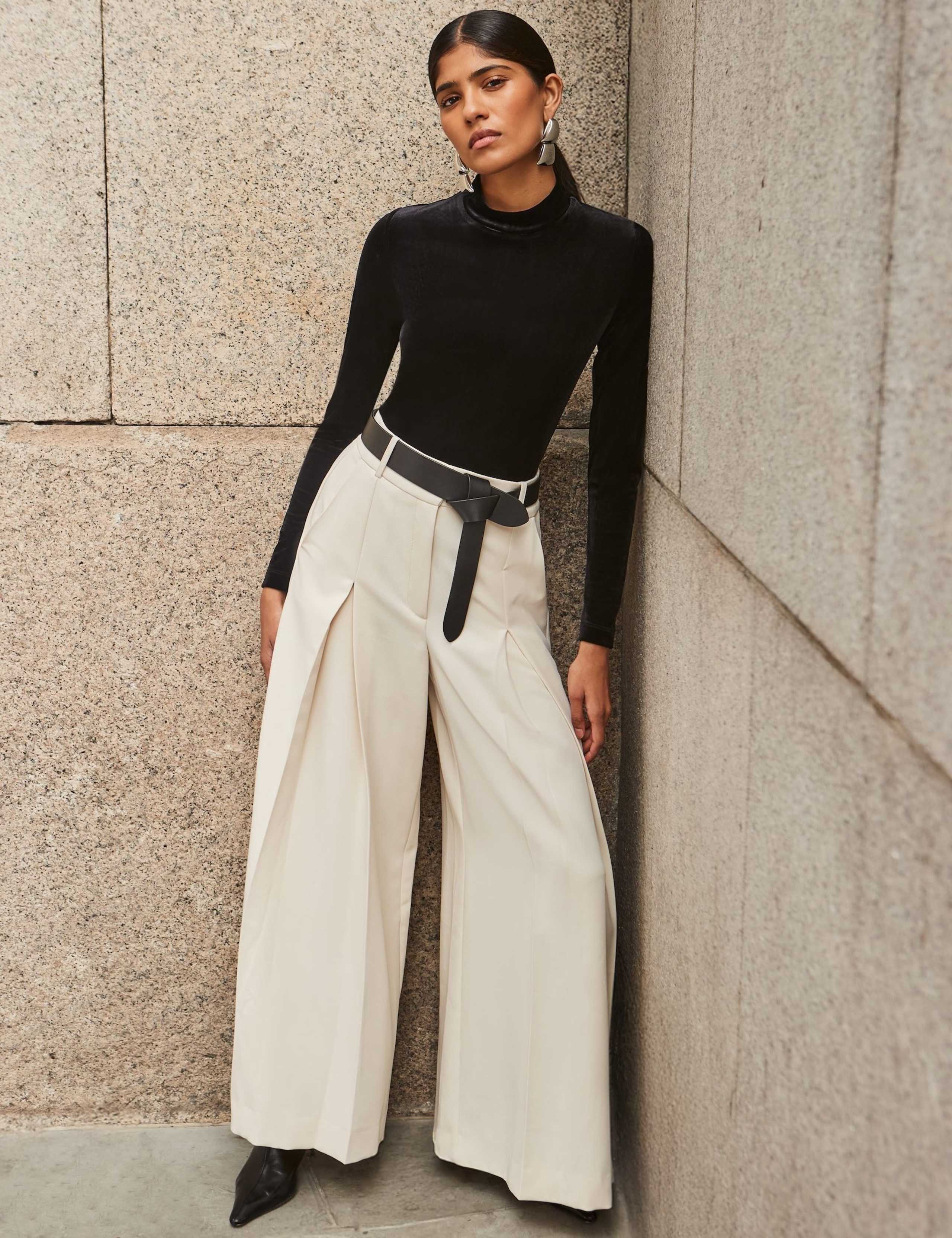 Velvet High Neck Bodysuit 3 of 4