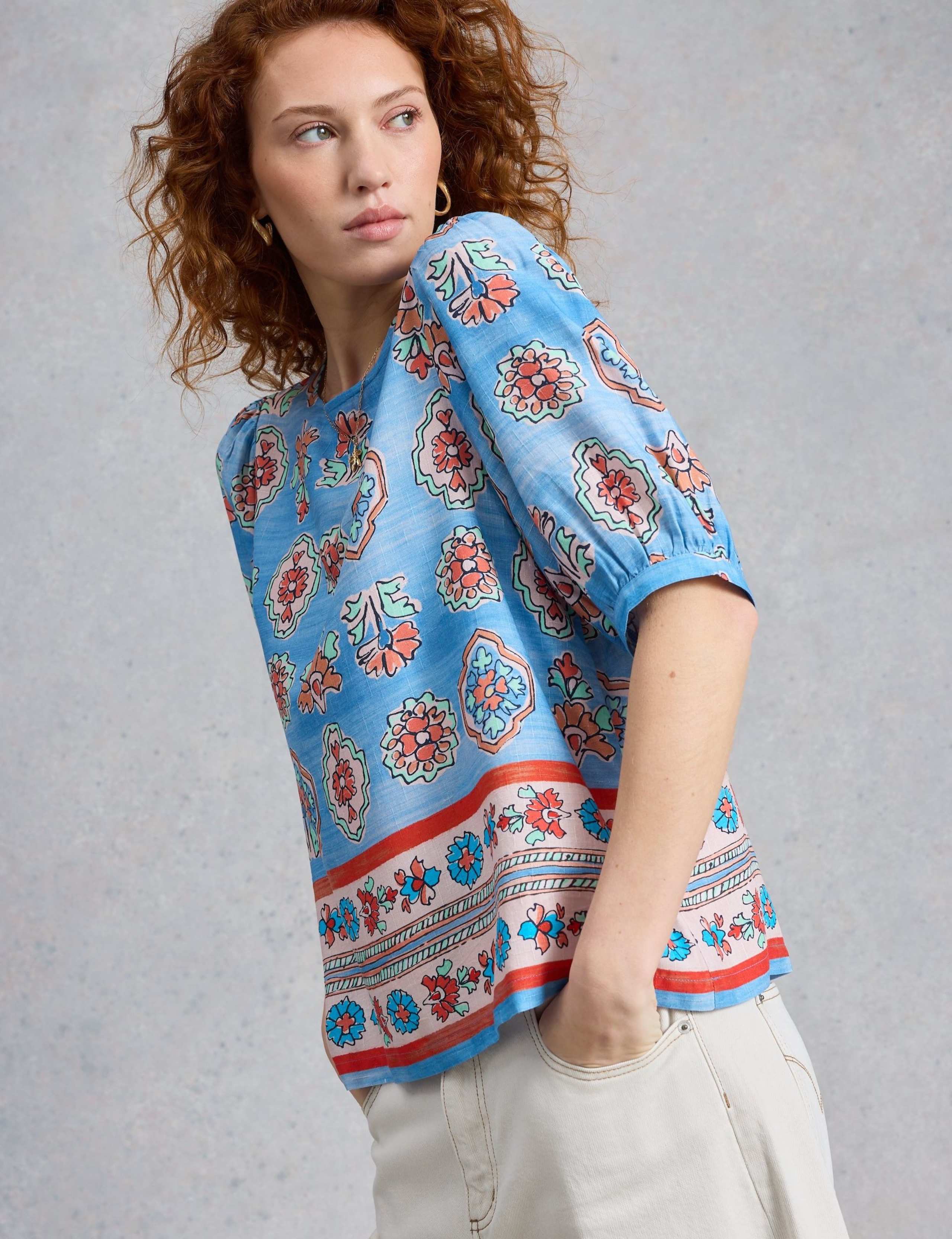 Floral Shell Top 4 of 6