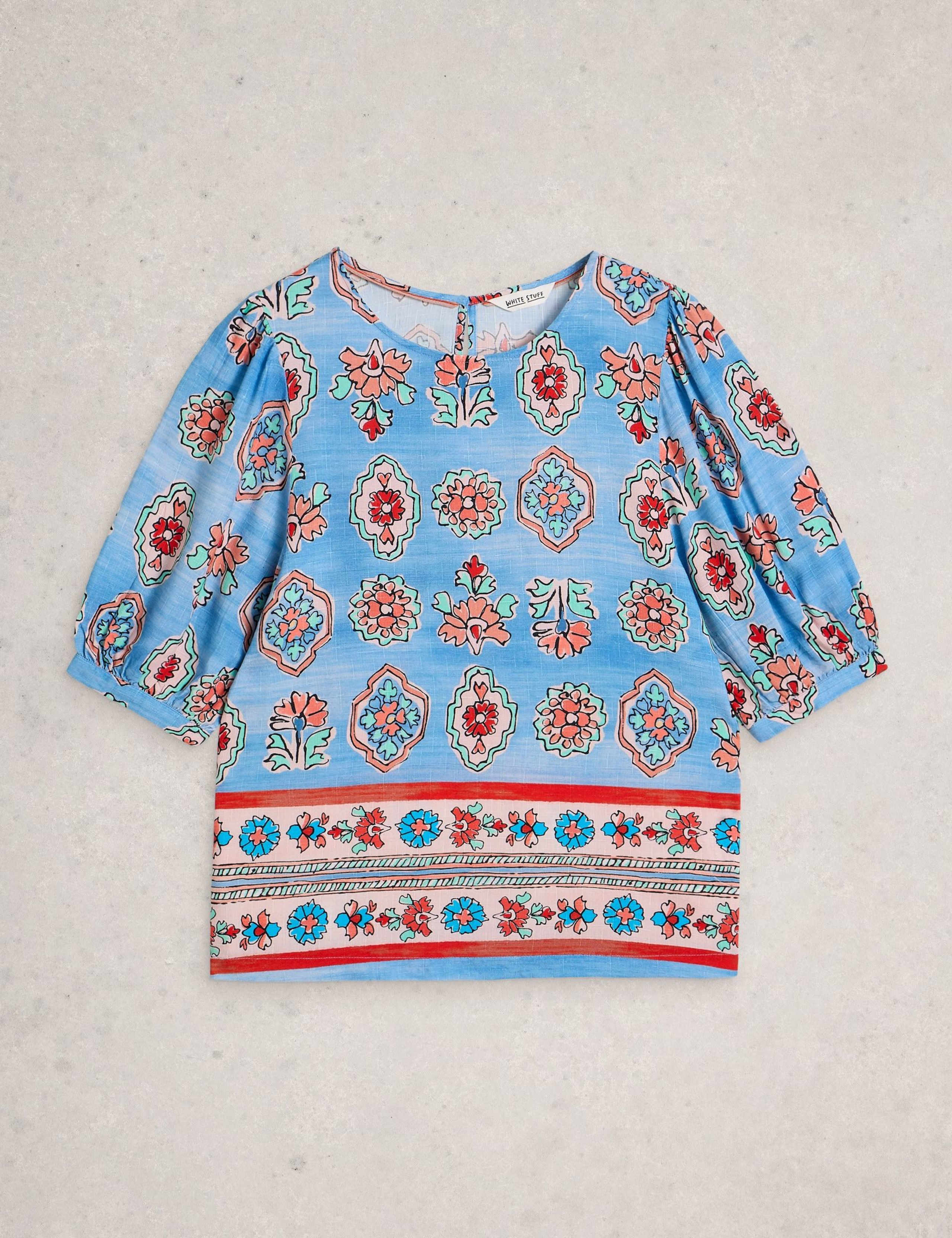 Floral Shell Top 2 of 6