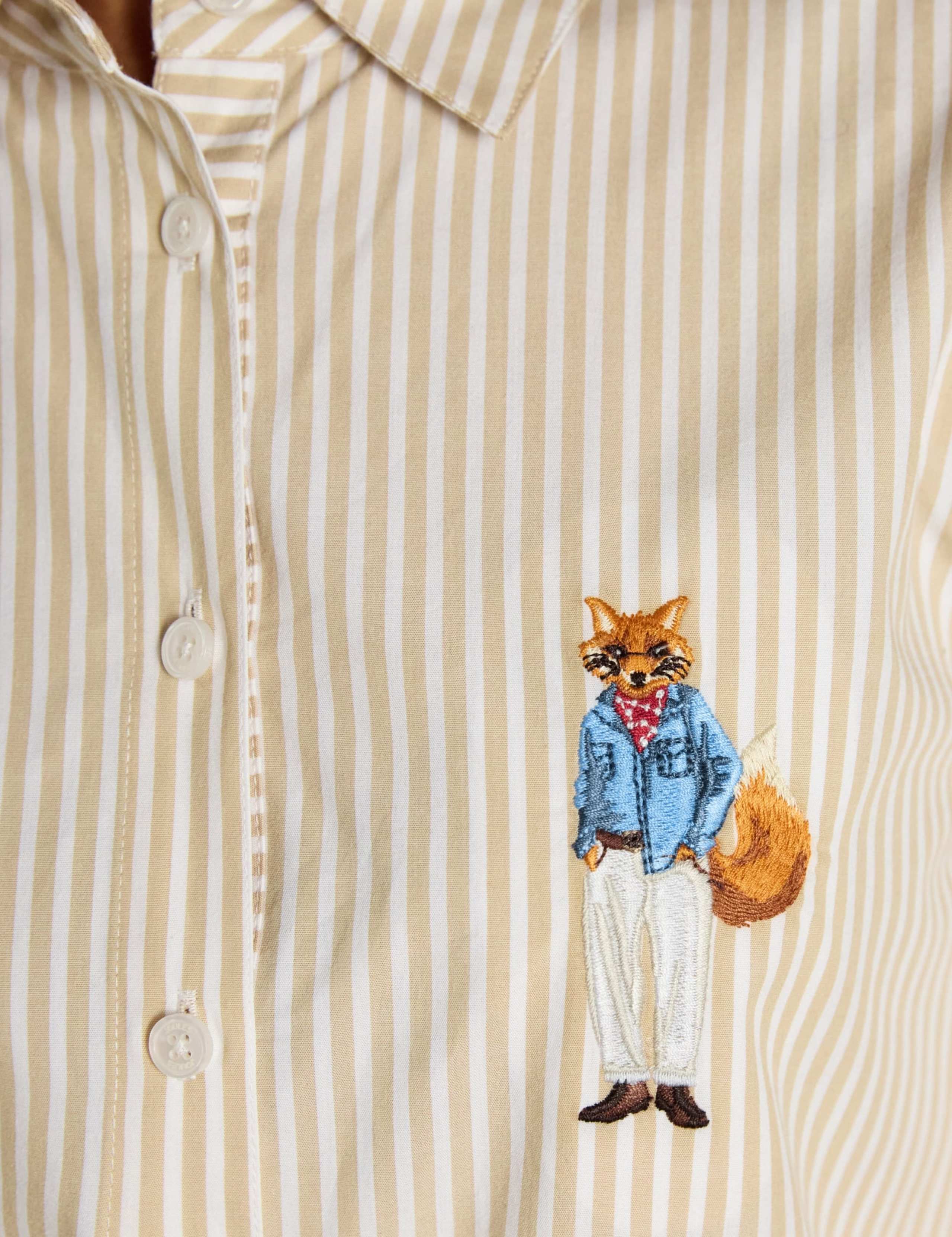 Striped Cotton Poplin Work Shirt 4 of 8