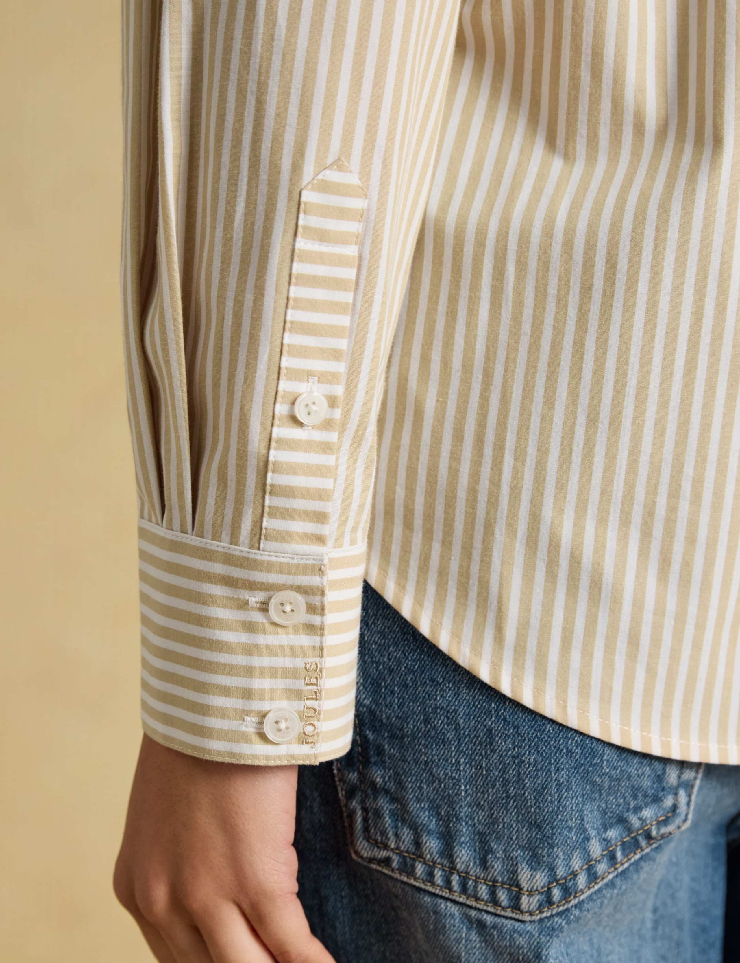 Striped Cotton Poplin Work Shirt 5 of 8