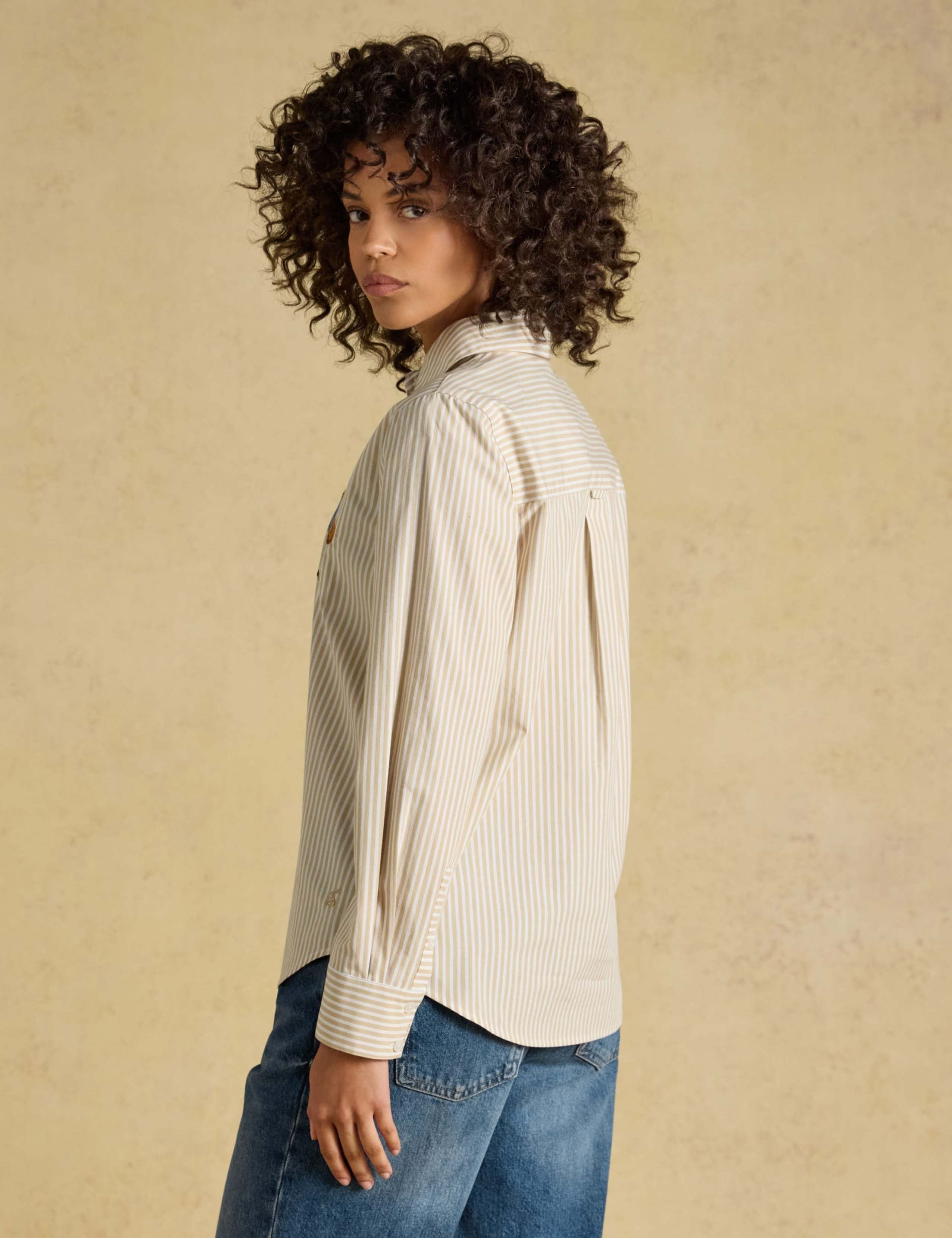 Striped Cotton Poplin Work Shirt 6 of 8