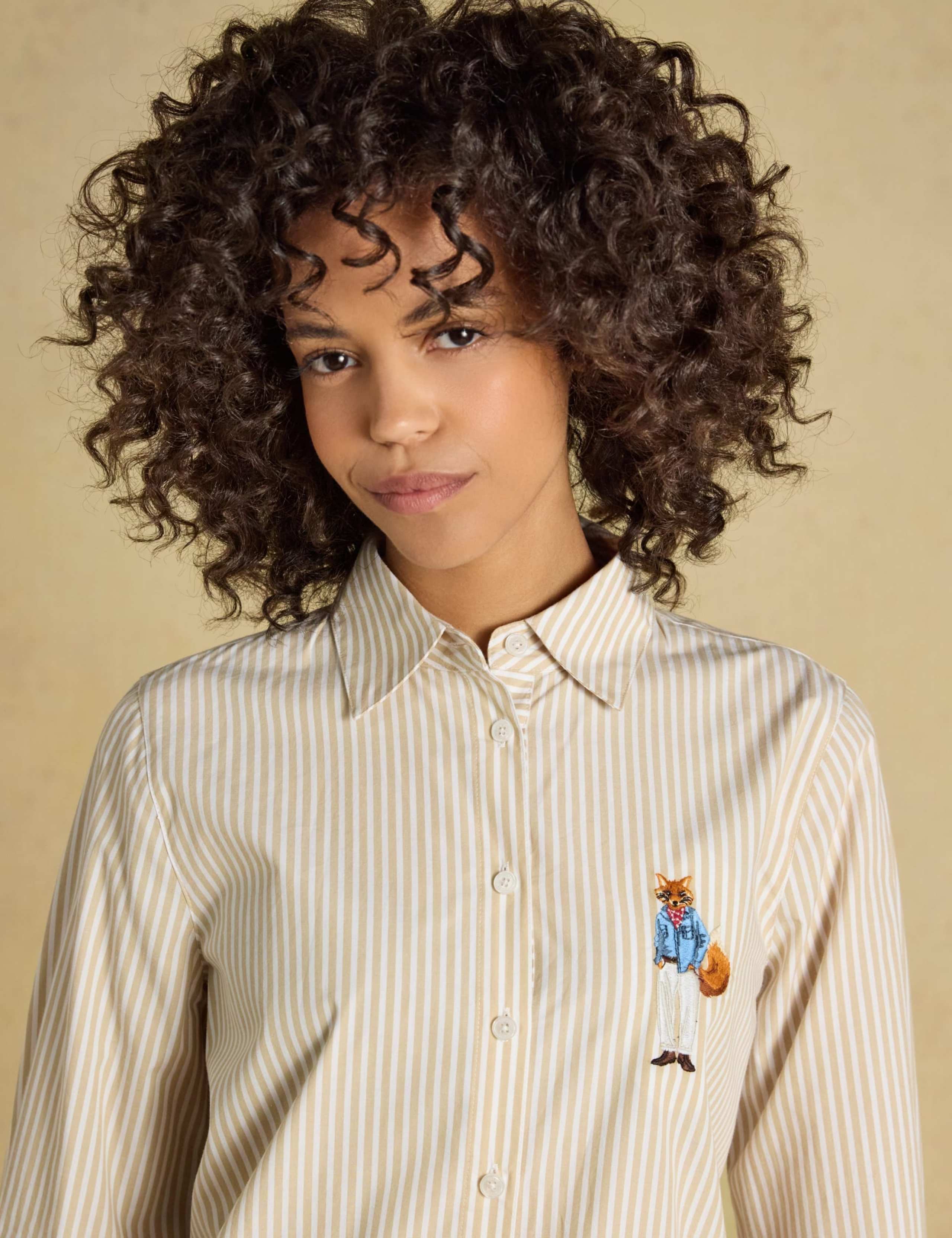 Striped Cotton Poplin Work Shirt 8 of 8
