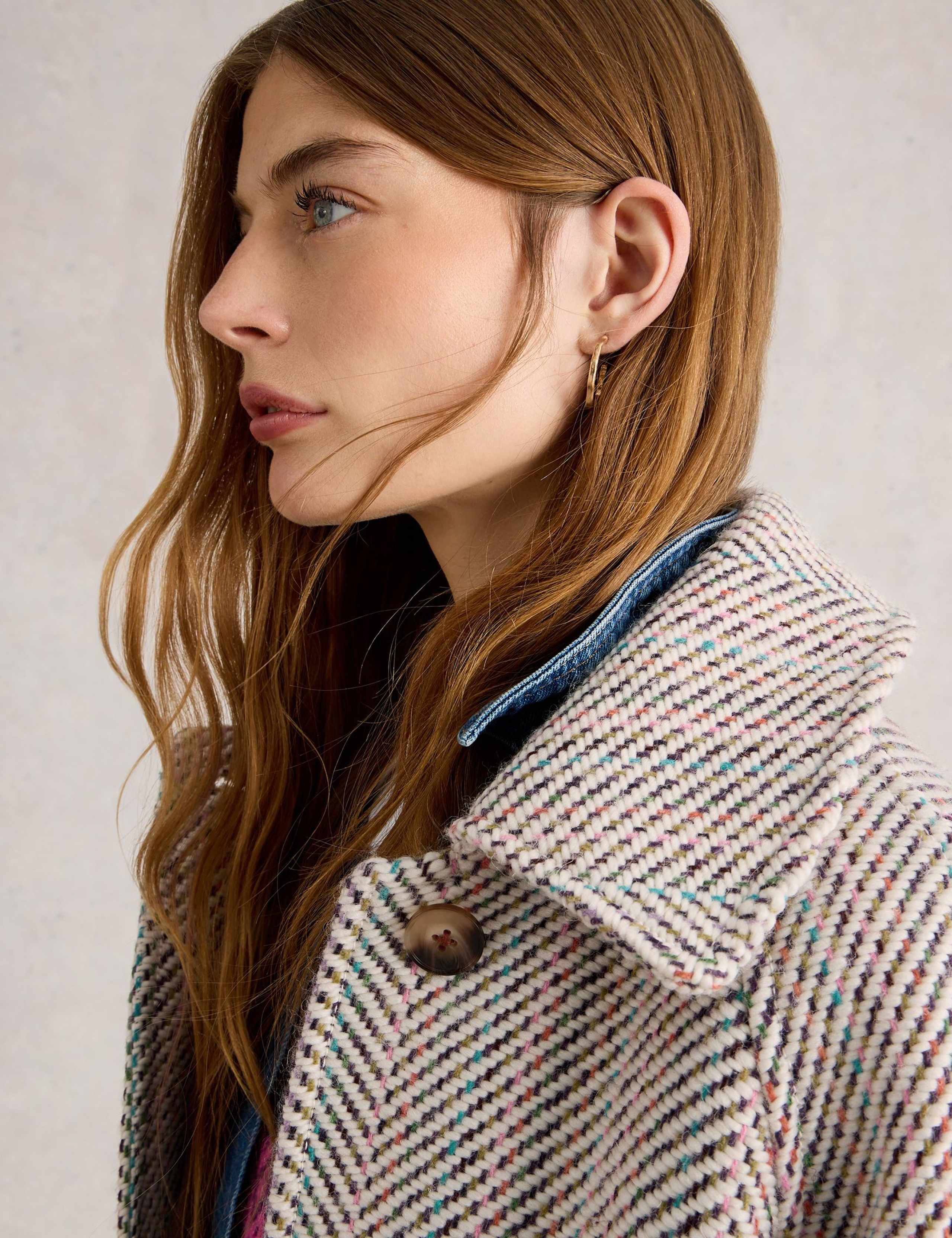 Wool Blend Herringbone Coat 6 of 6