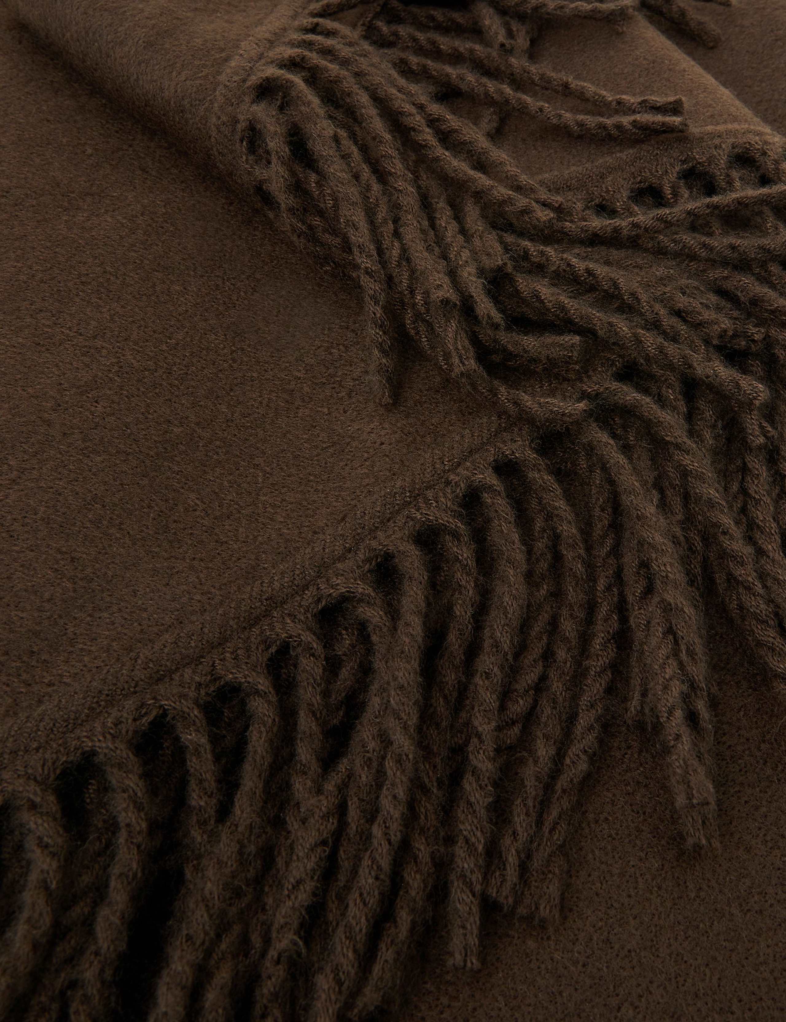 Knitted Tassel Triangle Scarf 2 of 2