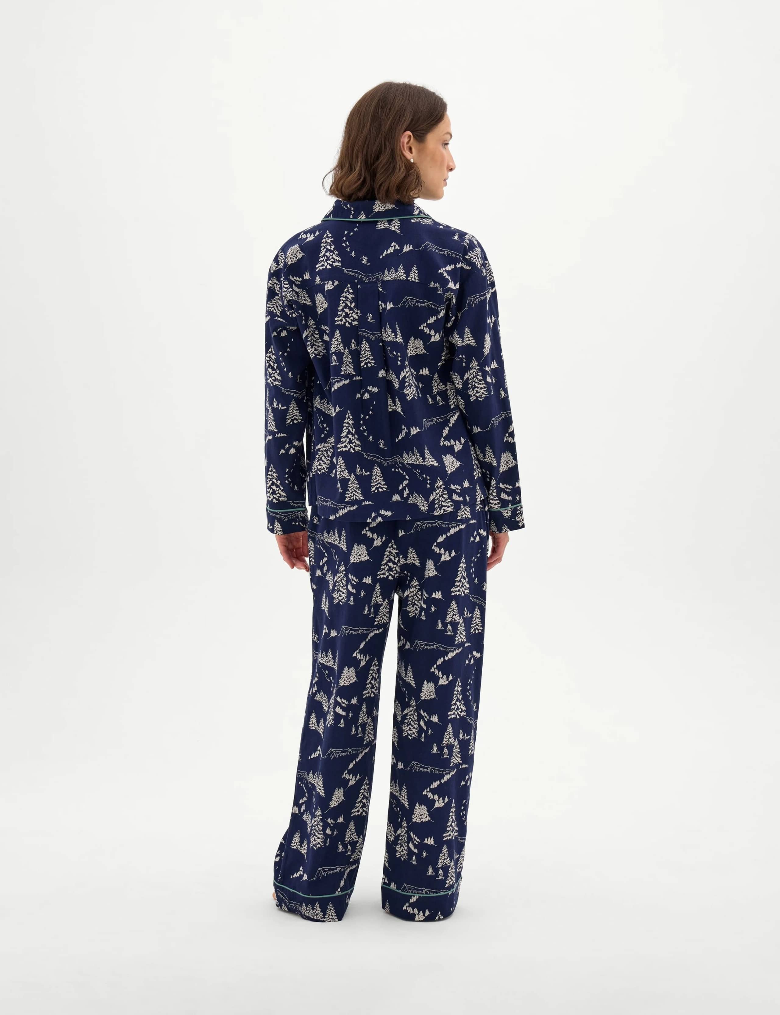 Brushed Cotton Printed Pyjama Set 3 of 6