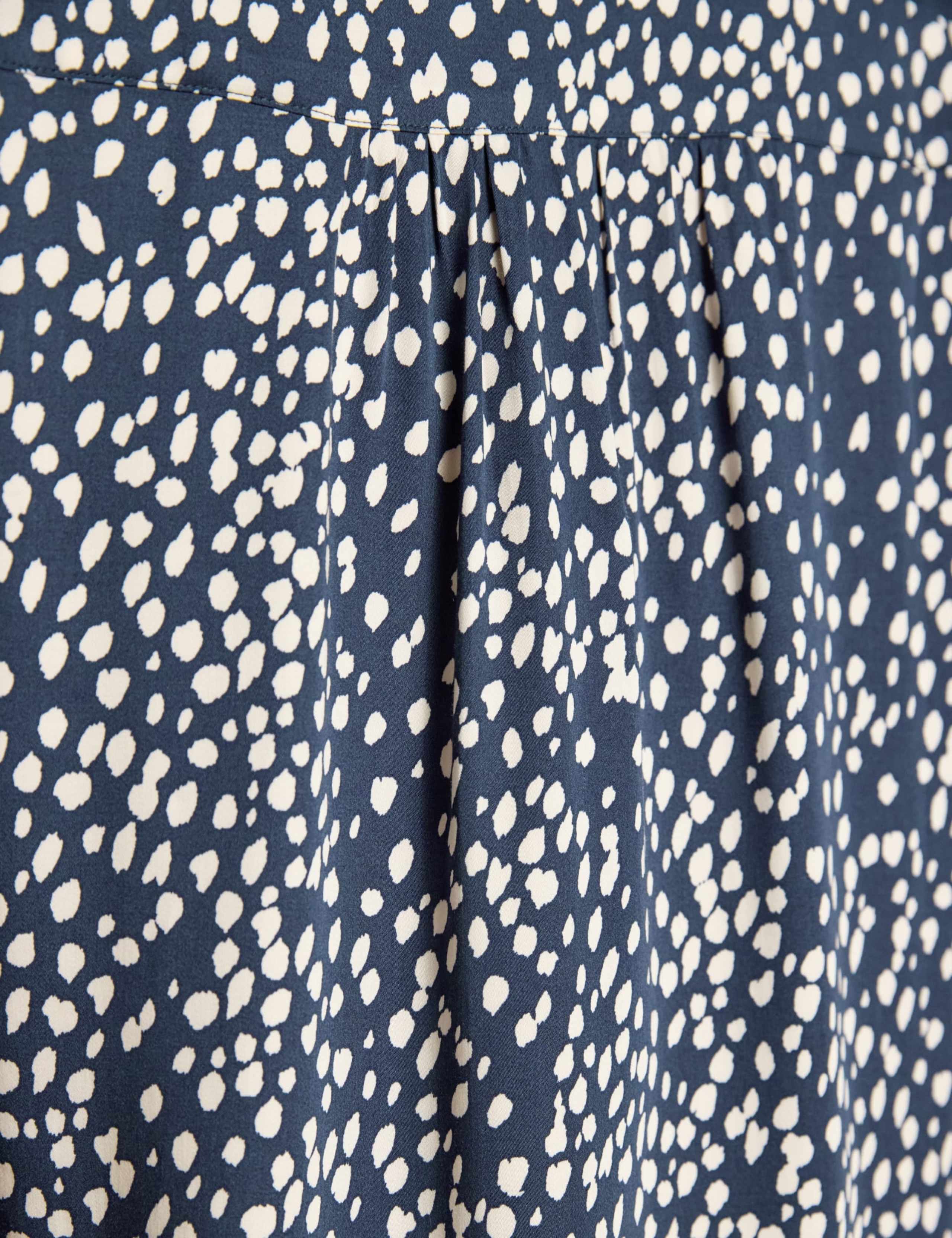Spot Print Collared Relaxed Shirt 5 of 8