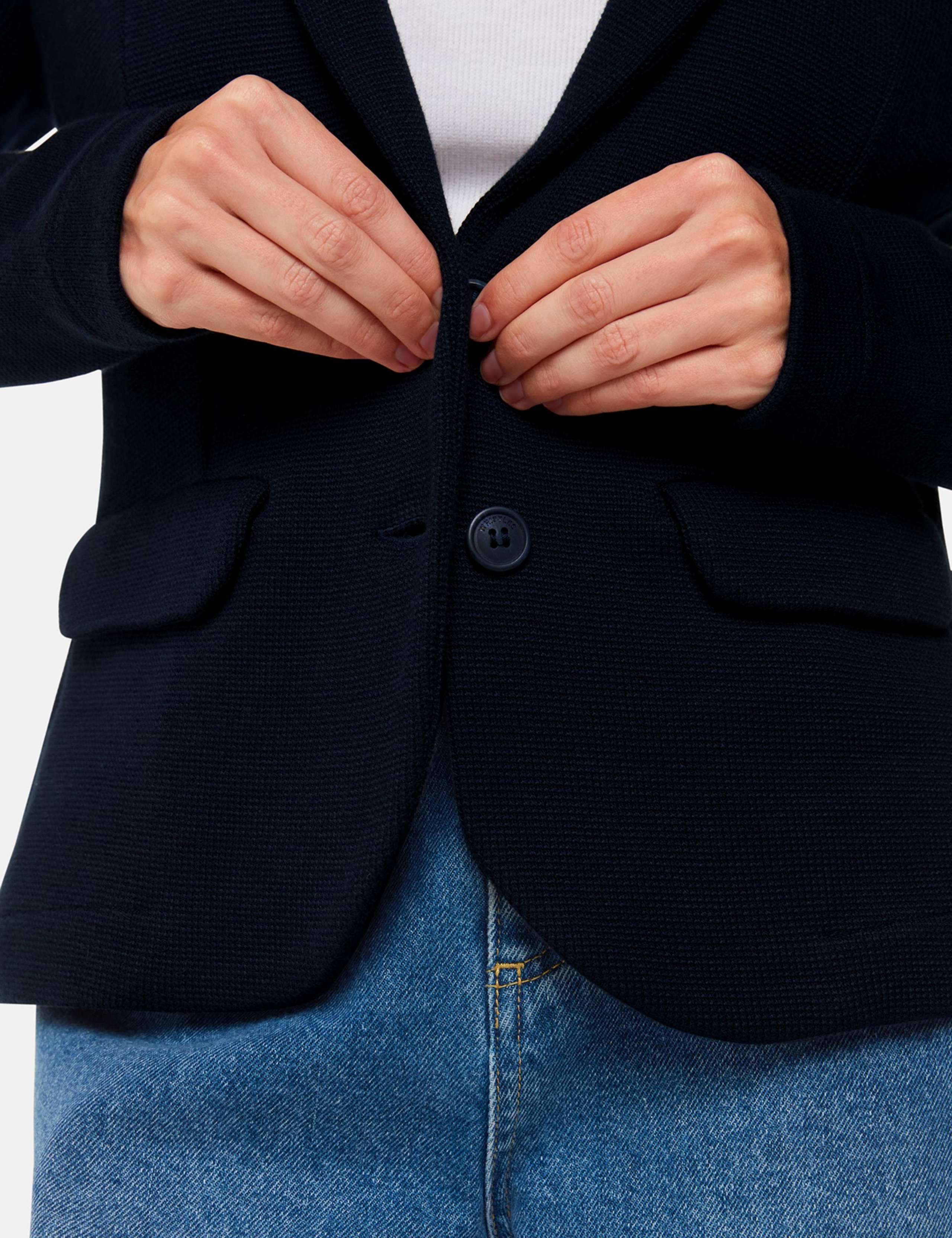 Jersey Slim Single Breasted Blazer 3 of 4