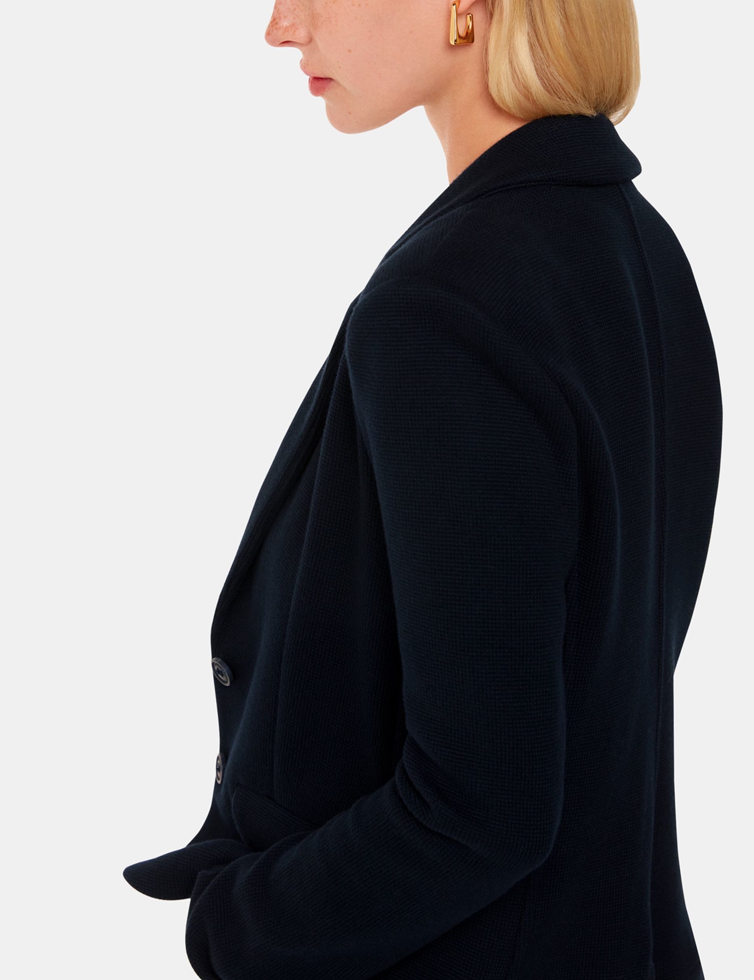 Jersey Slim Single Breasted Blazer 4 of 4