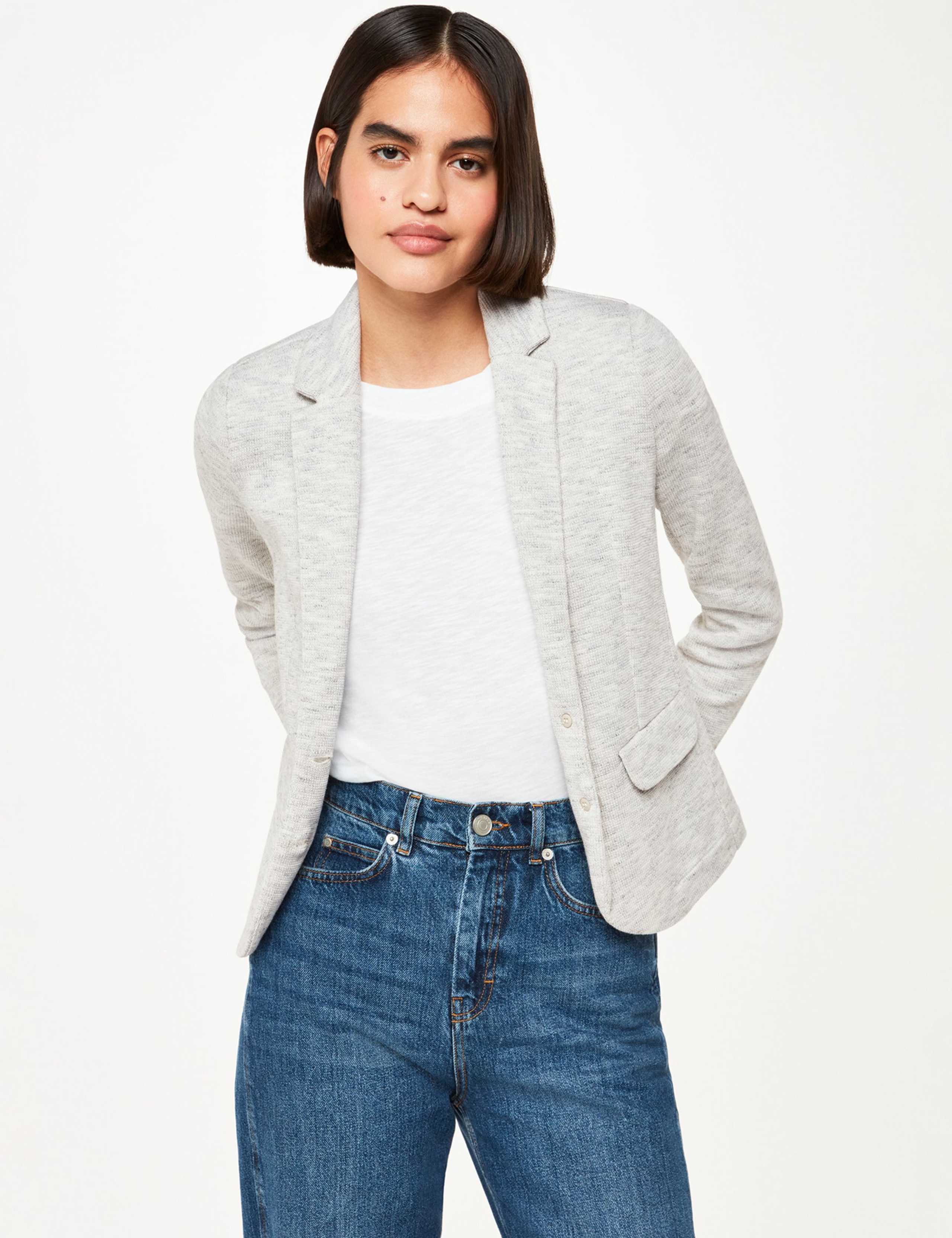 Jersey Slim Single Breasted Blazer 3 of 4