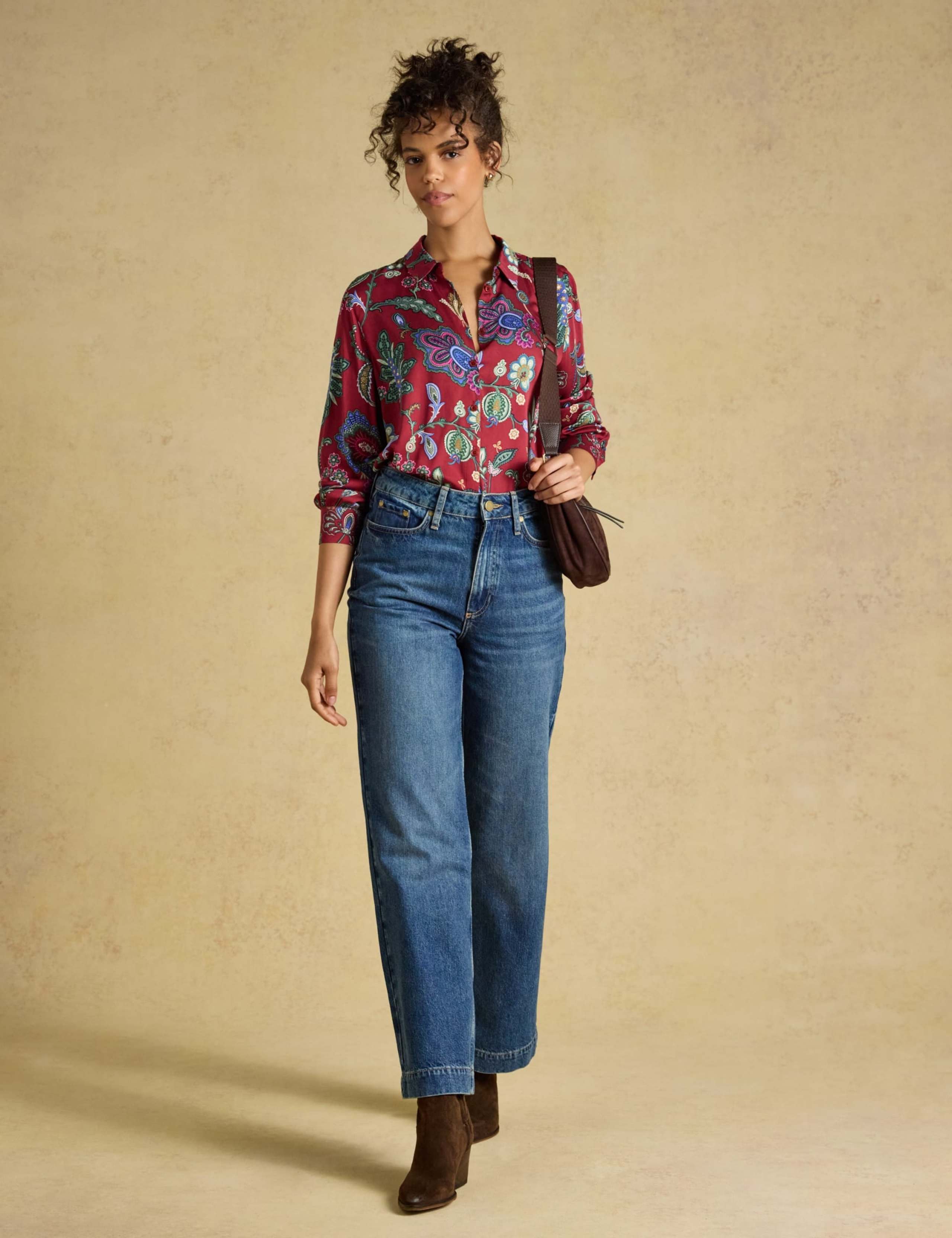 Floral Collared Relaxed Shirt 4 of 7