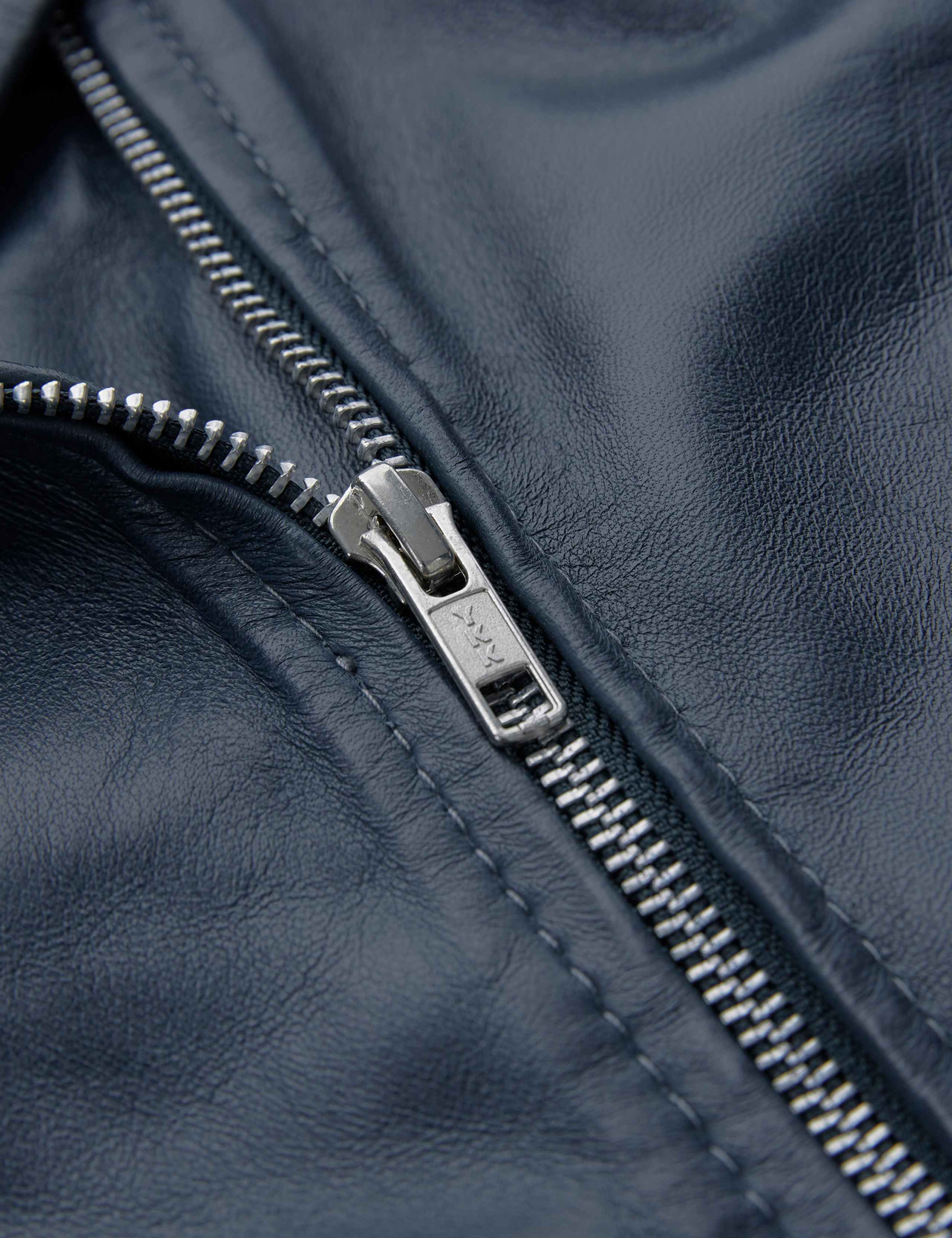 Leather Biker Jacket 4 of 7