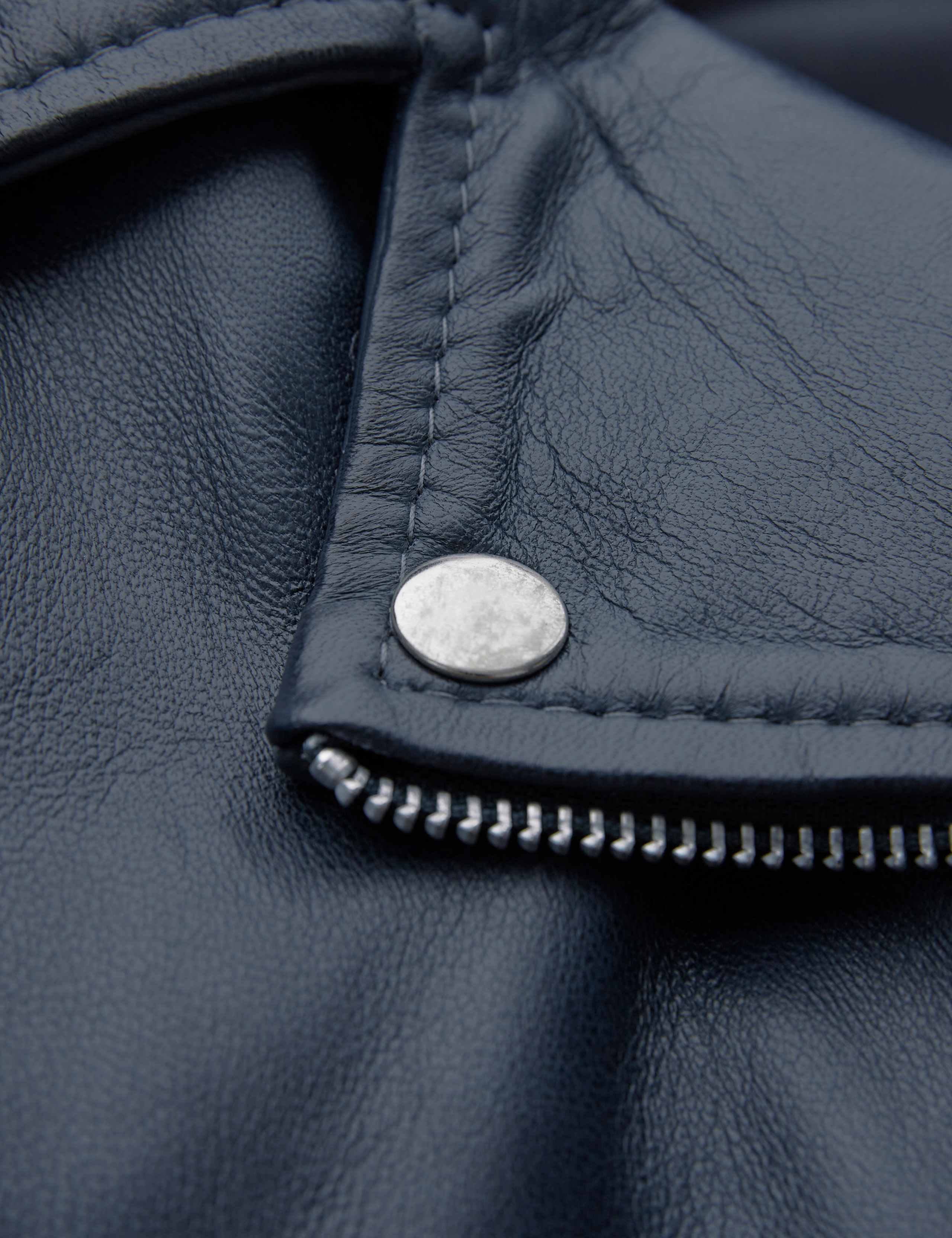 Leather Biker Jacket 5 of 7