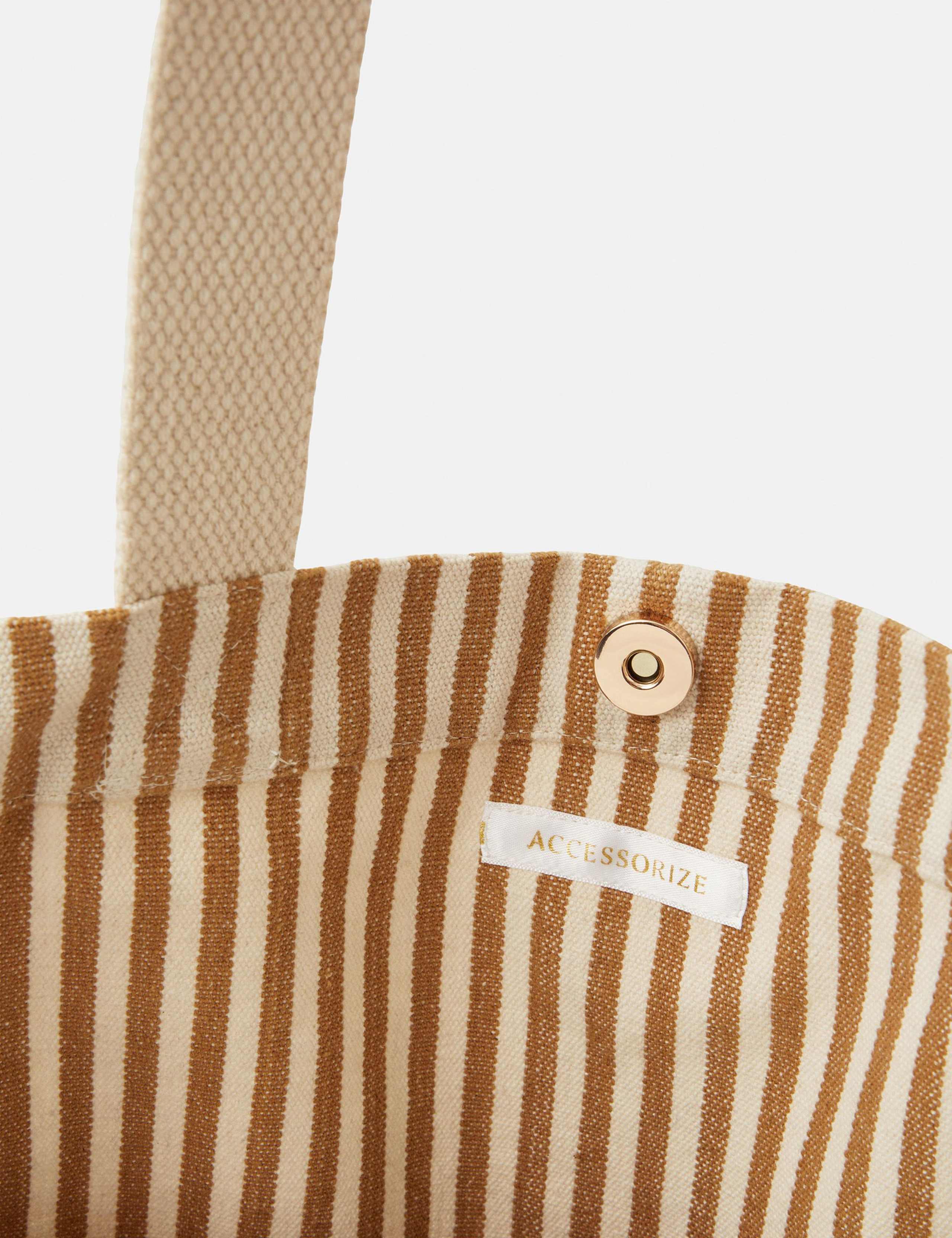 Striped Palm Tree Shopper 3 of 5