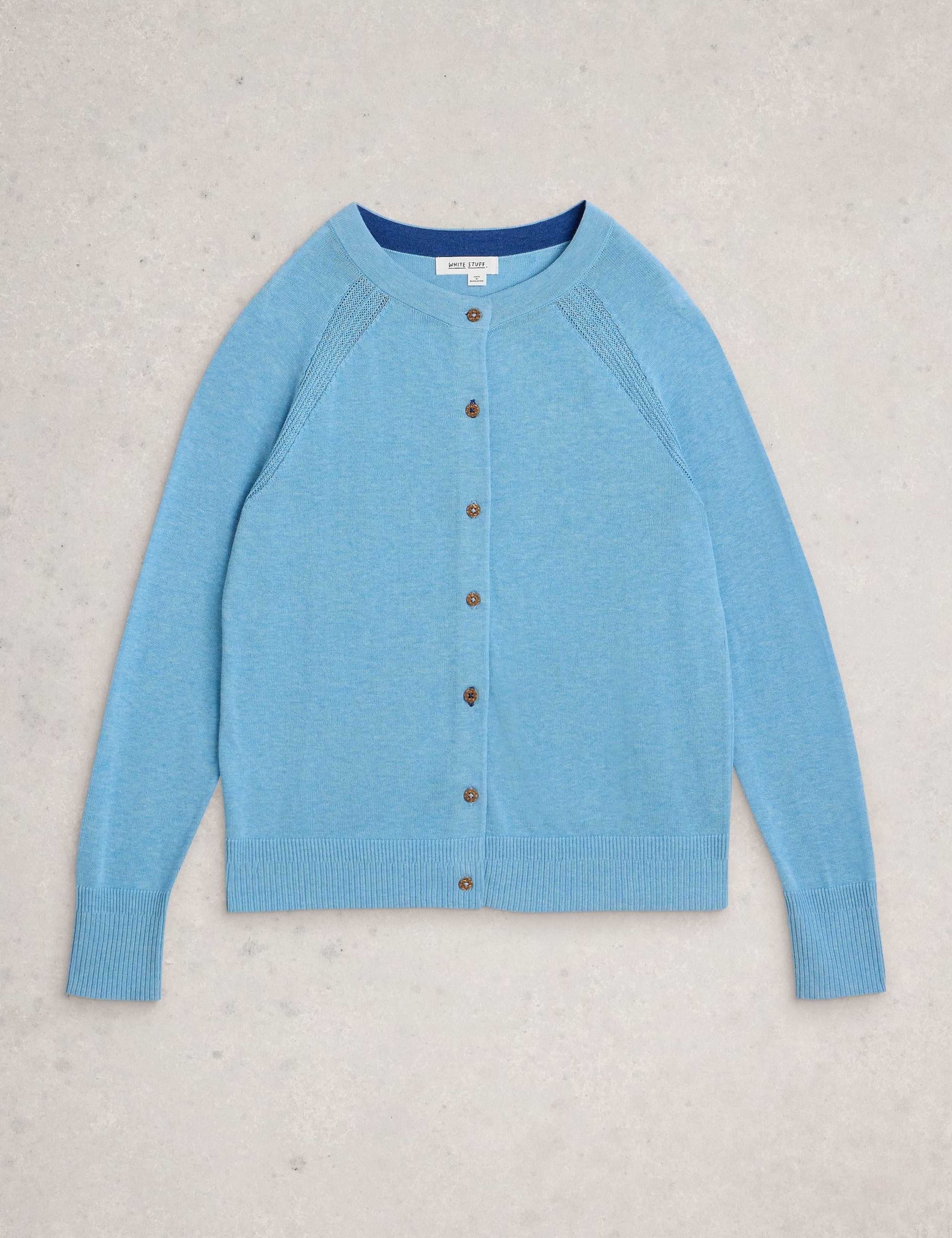Pure Cotton Textured Cardigan 2 of 6