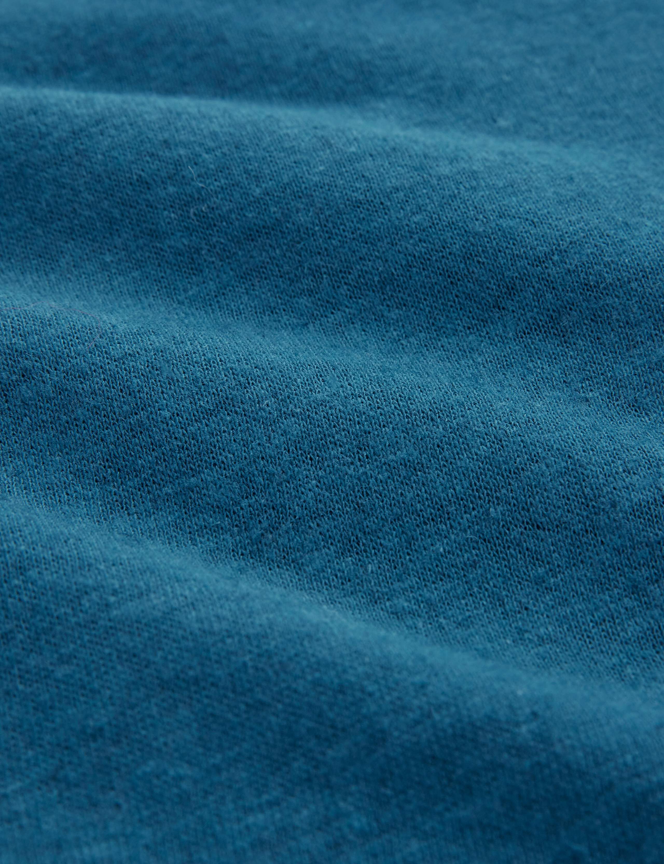 Linen Blend Midi Shift Dress 6 of 6