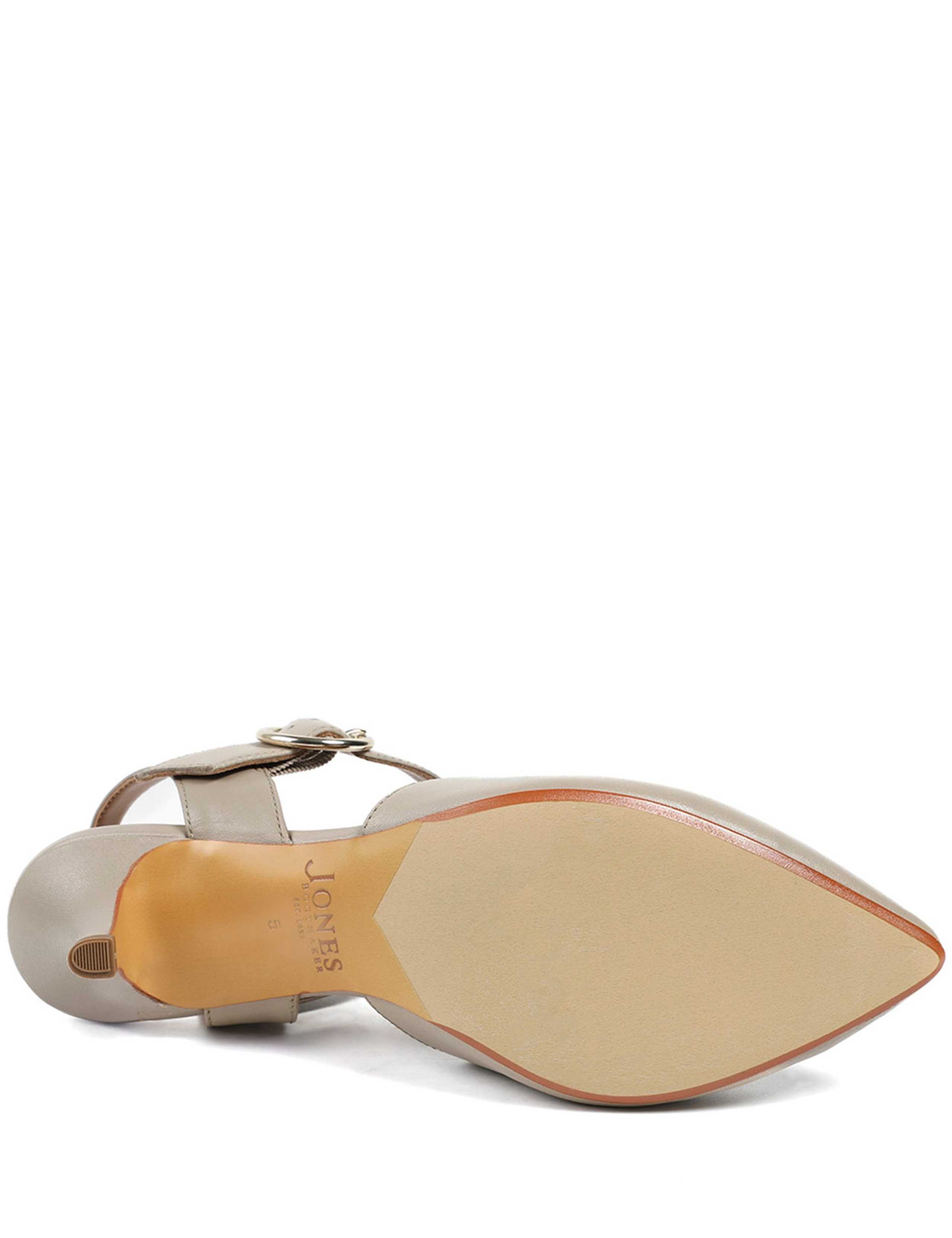 Leather Buckle Kitten Heel Court Shoes 6 of 6