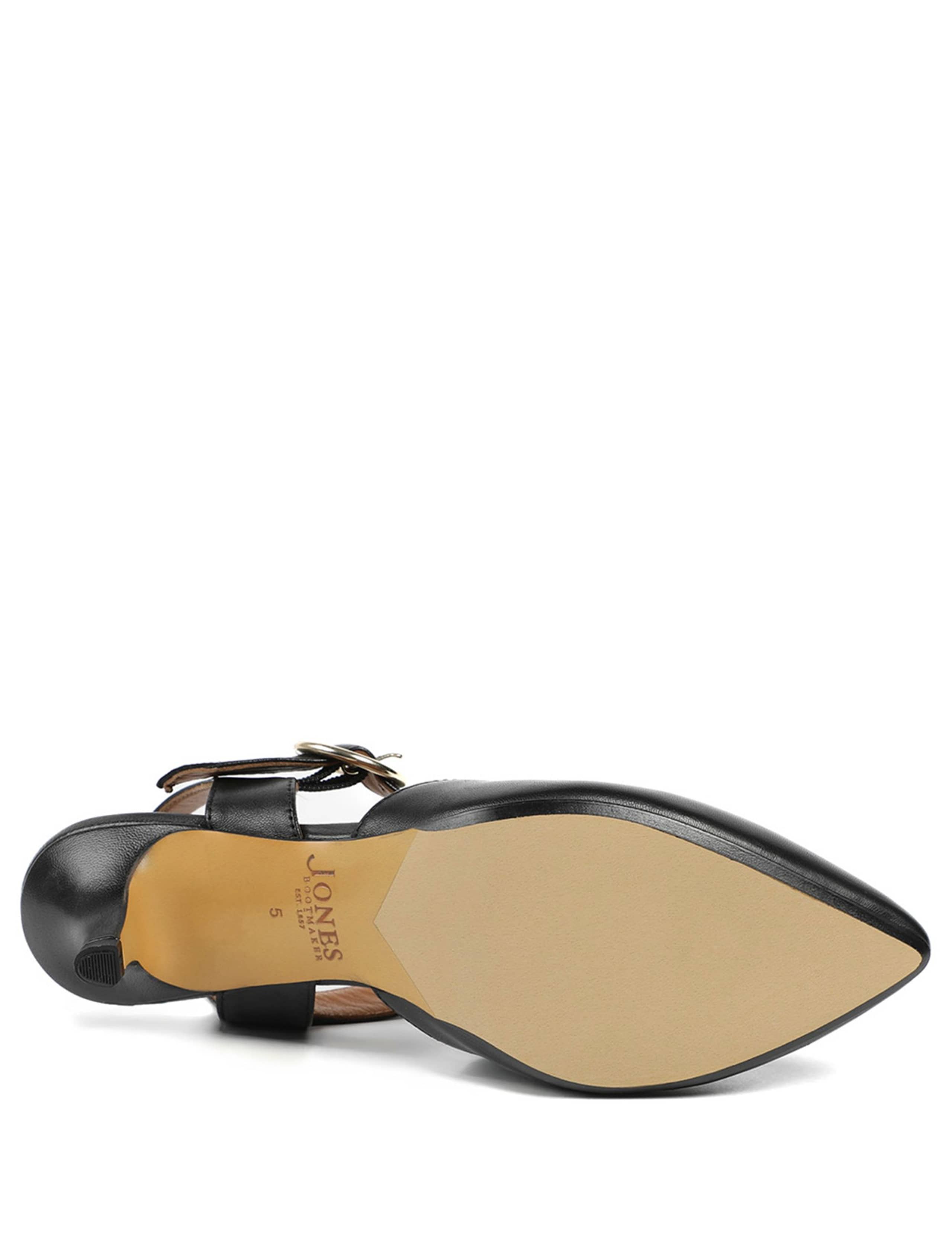 Leather Buckle Kitten Heel Court Shoes 6 of 6