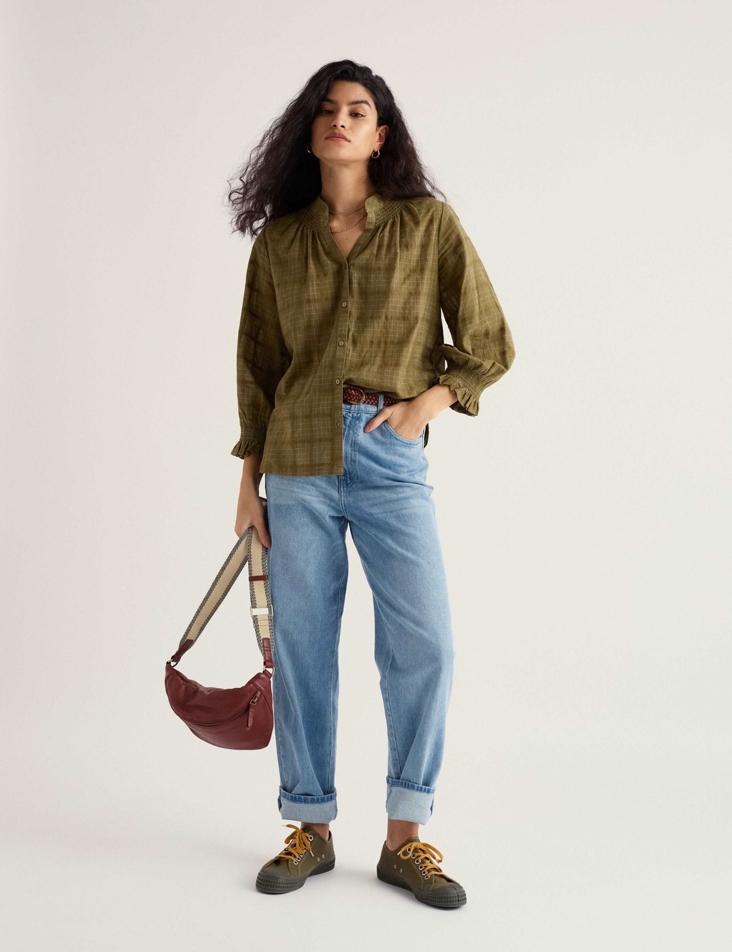 Cotton Rich Straight Leg Jeans 1 of 5