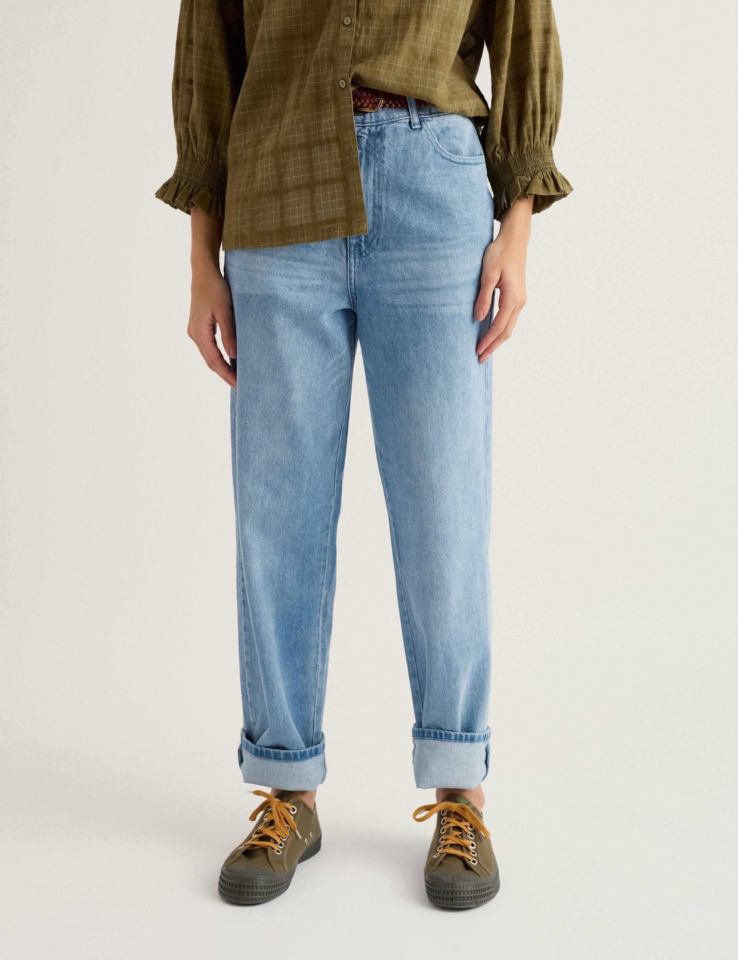 Cotton Rich Straight Leg Jeans 3 of 5