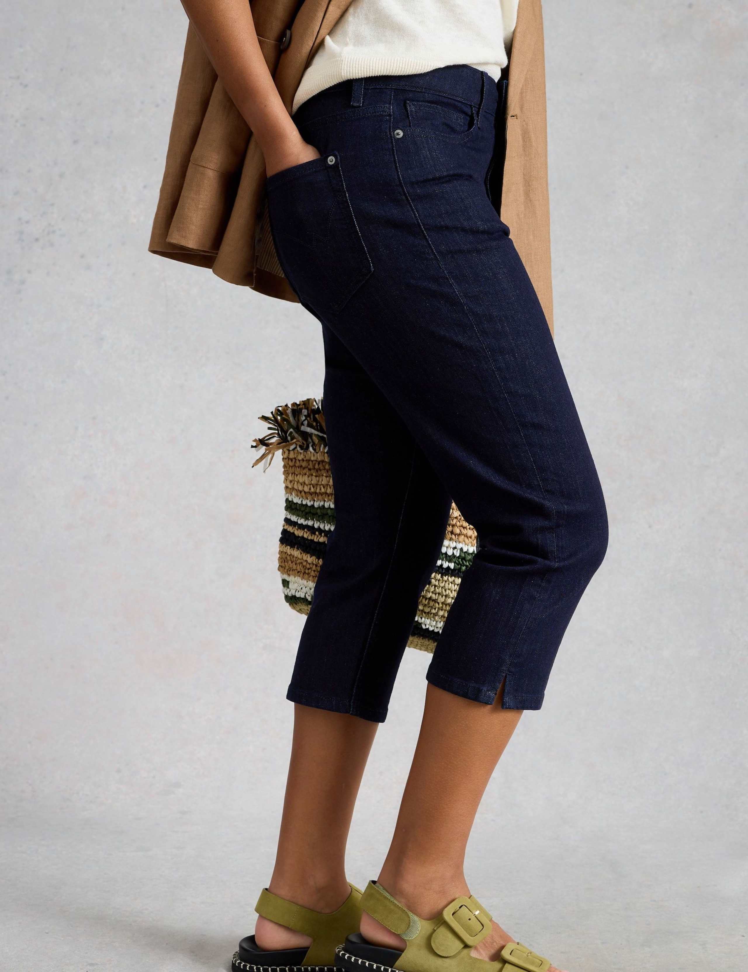 Mid Rise Skinny Cropped Jeans 3 of 6