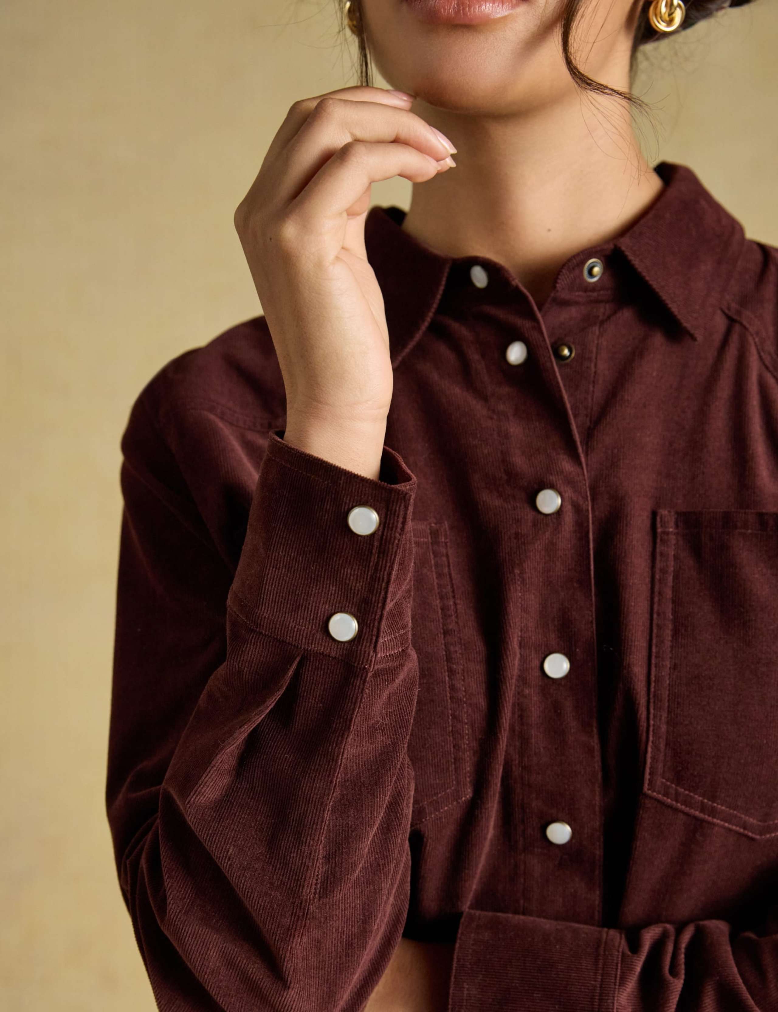 Pure Cotton Western Collared Shirt 2 of 8