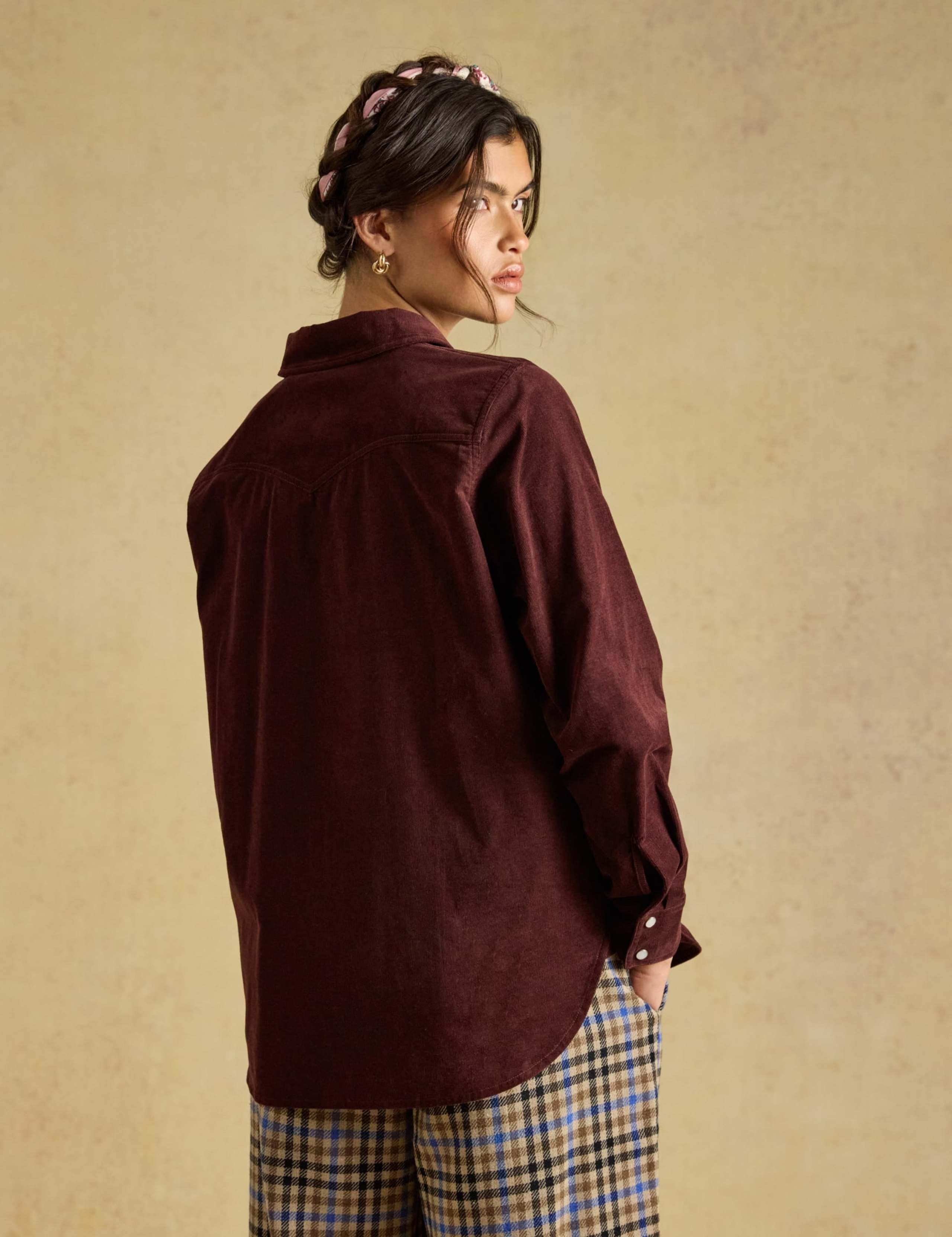 Pure Cotton Western Collared Shirt 5 of 8
