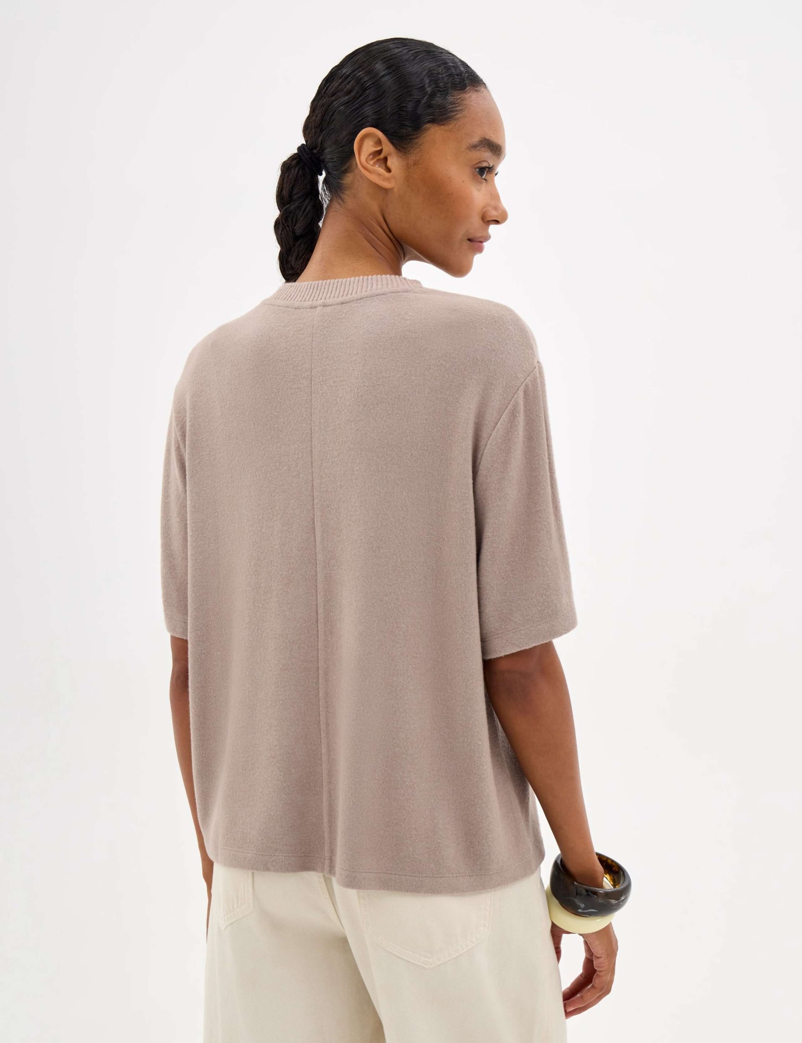 Soft Touch Crew Neck T-Shirt and Scarf 3 of 5