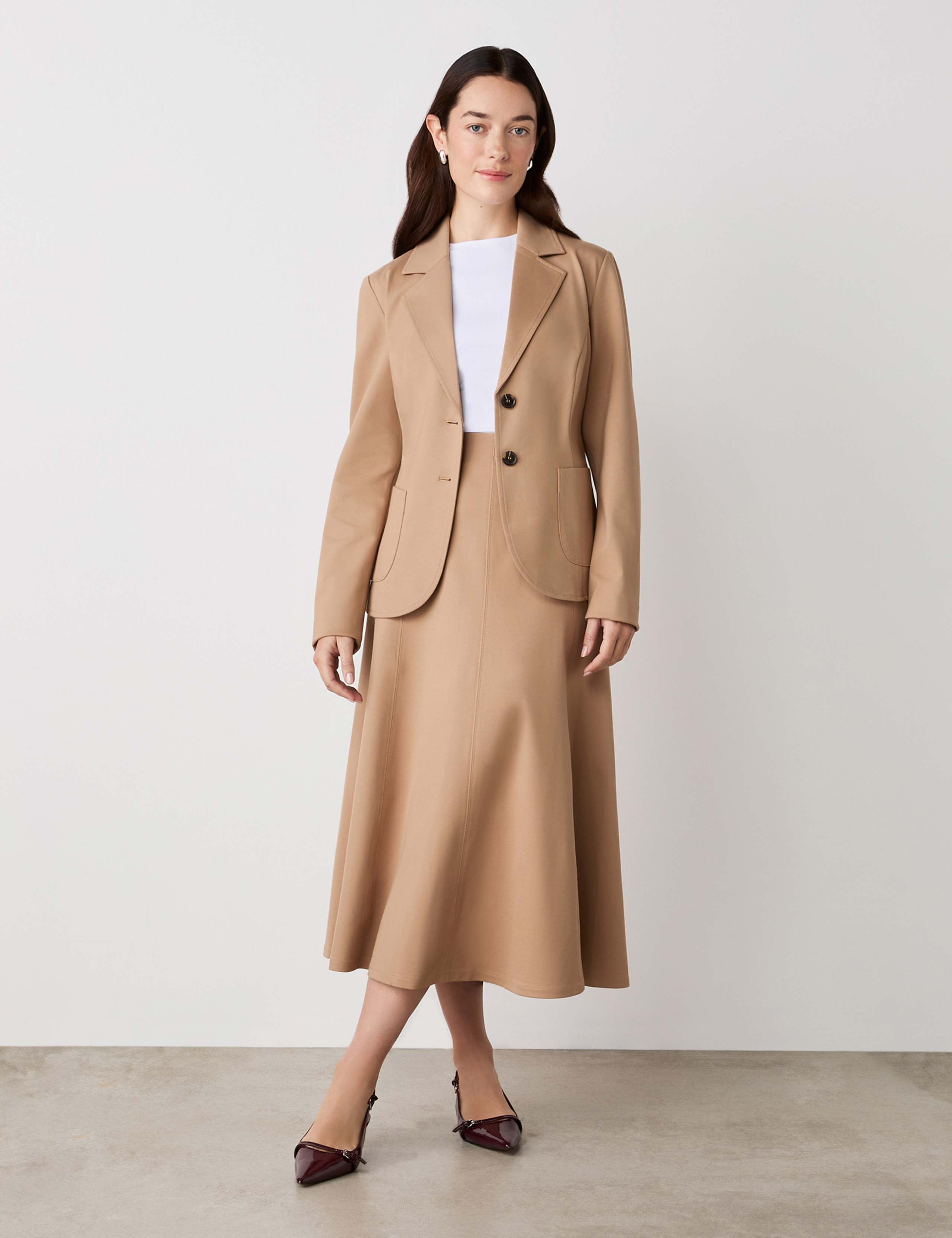Jersey Midi Skirt 3 of 4