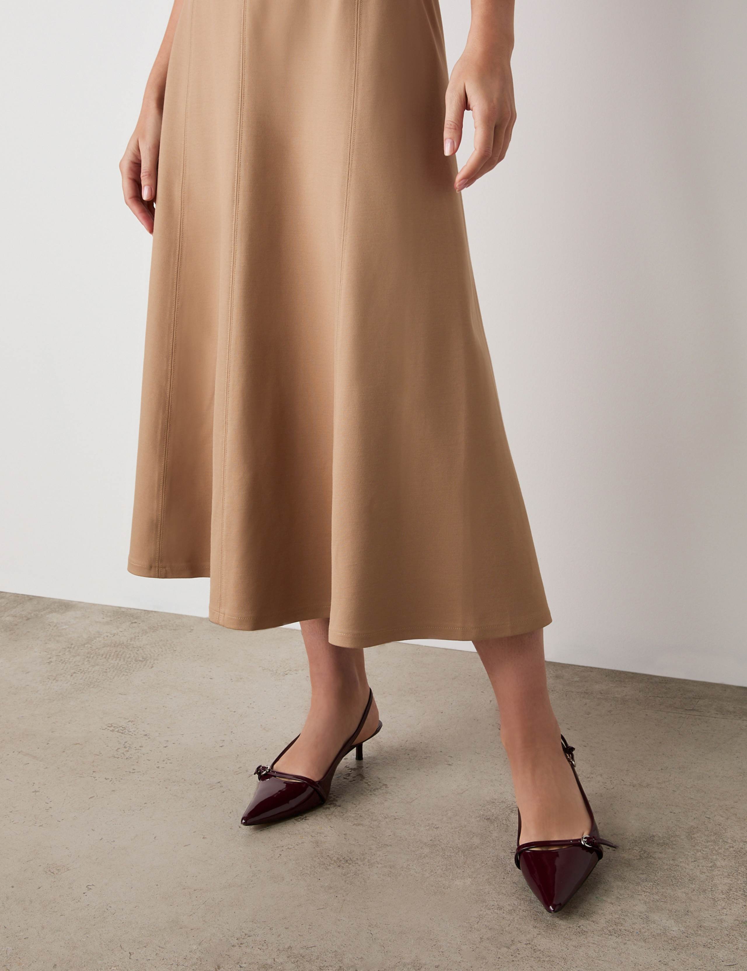 Jersey Midi Skirt 4 of 4