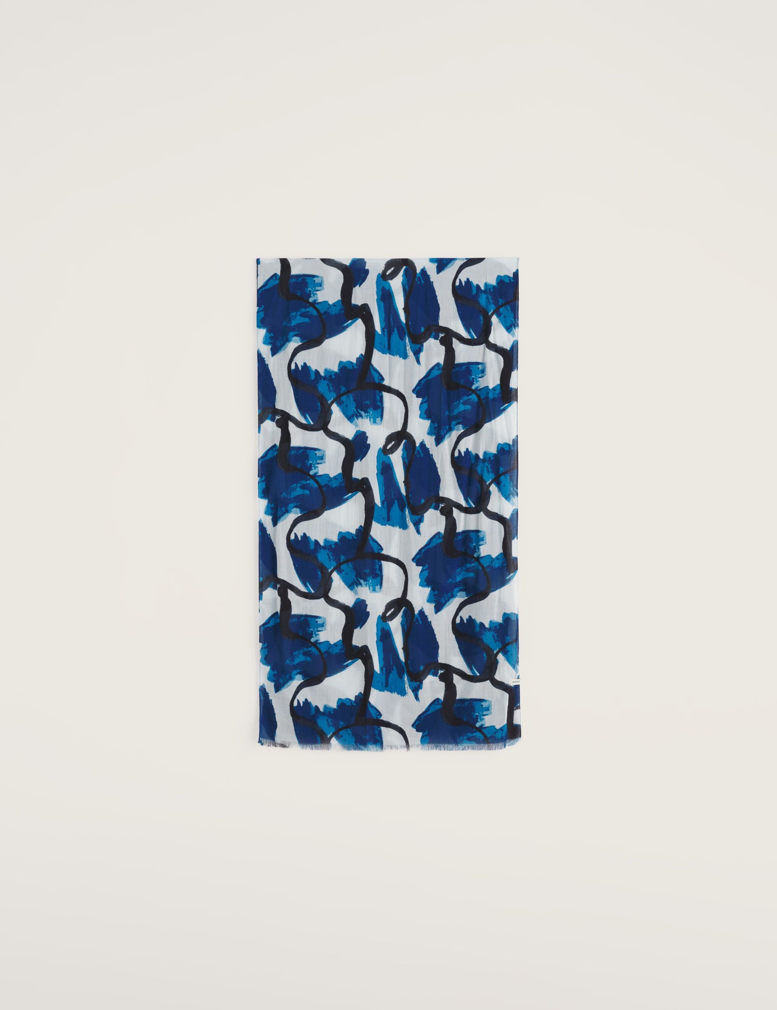 Cotton Modal Woven Floral Scarf 4 of 5