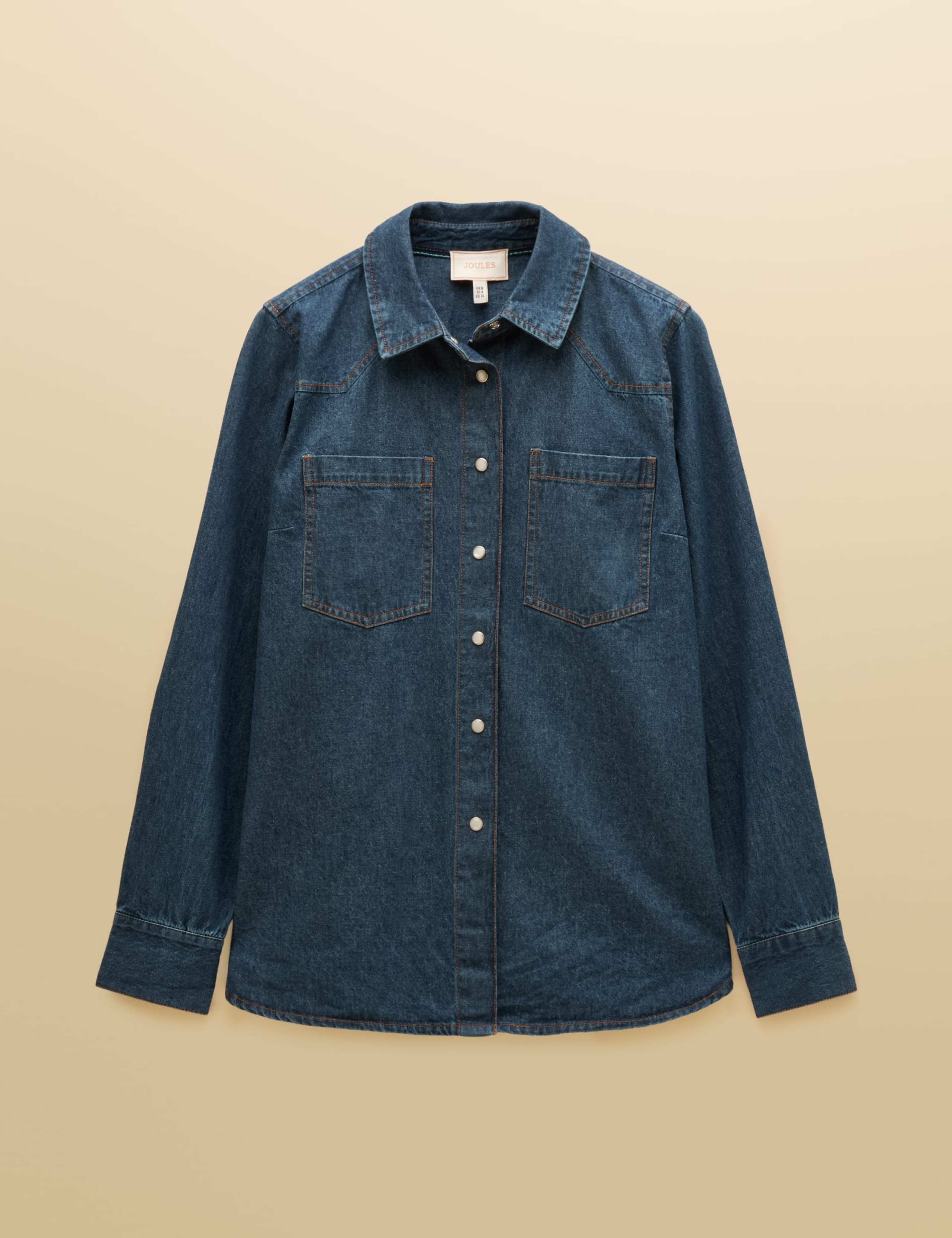 Denim Western Collared Shirt 5 of 7