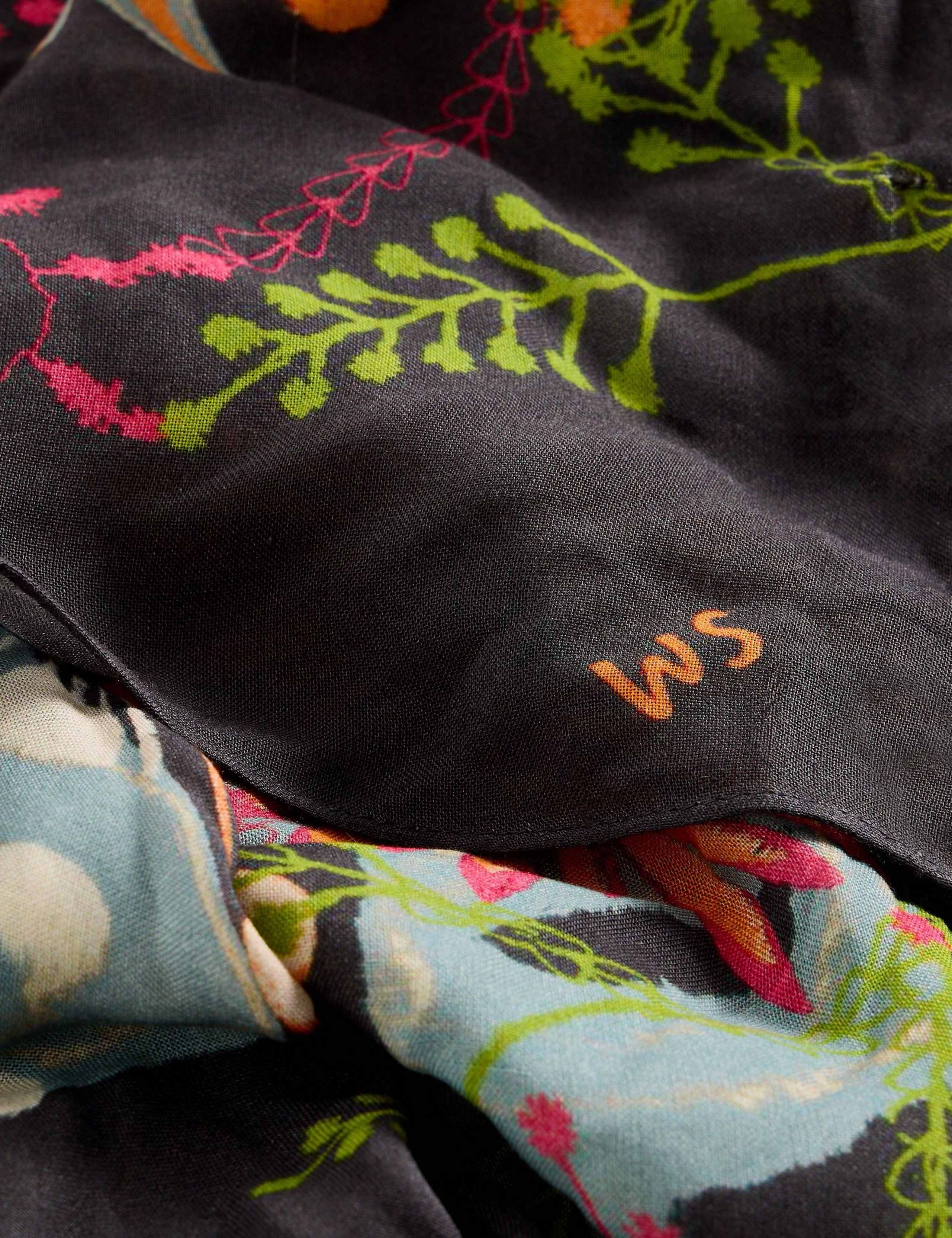 Printed Floral Square Scarf 3 of 3