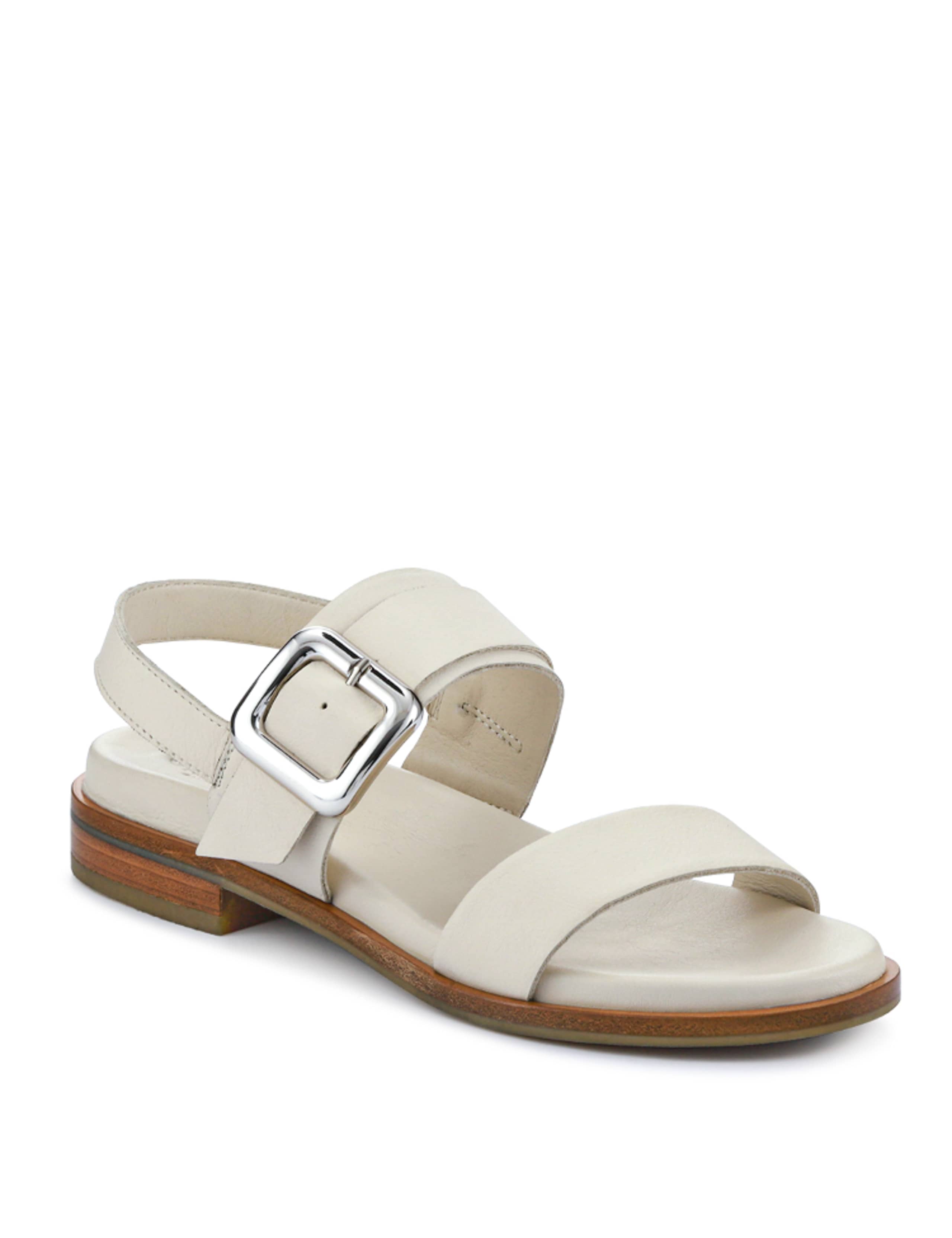Leather Buckle Ankle Strap Sandals 5 of 6