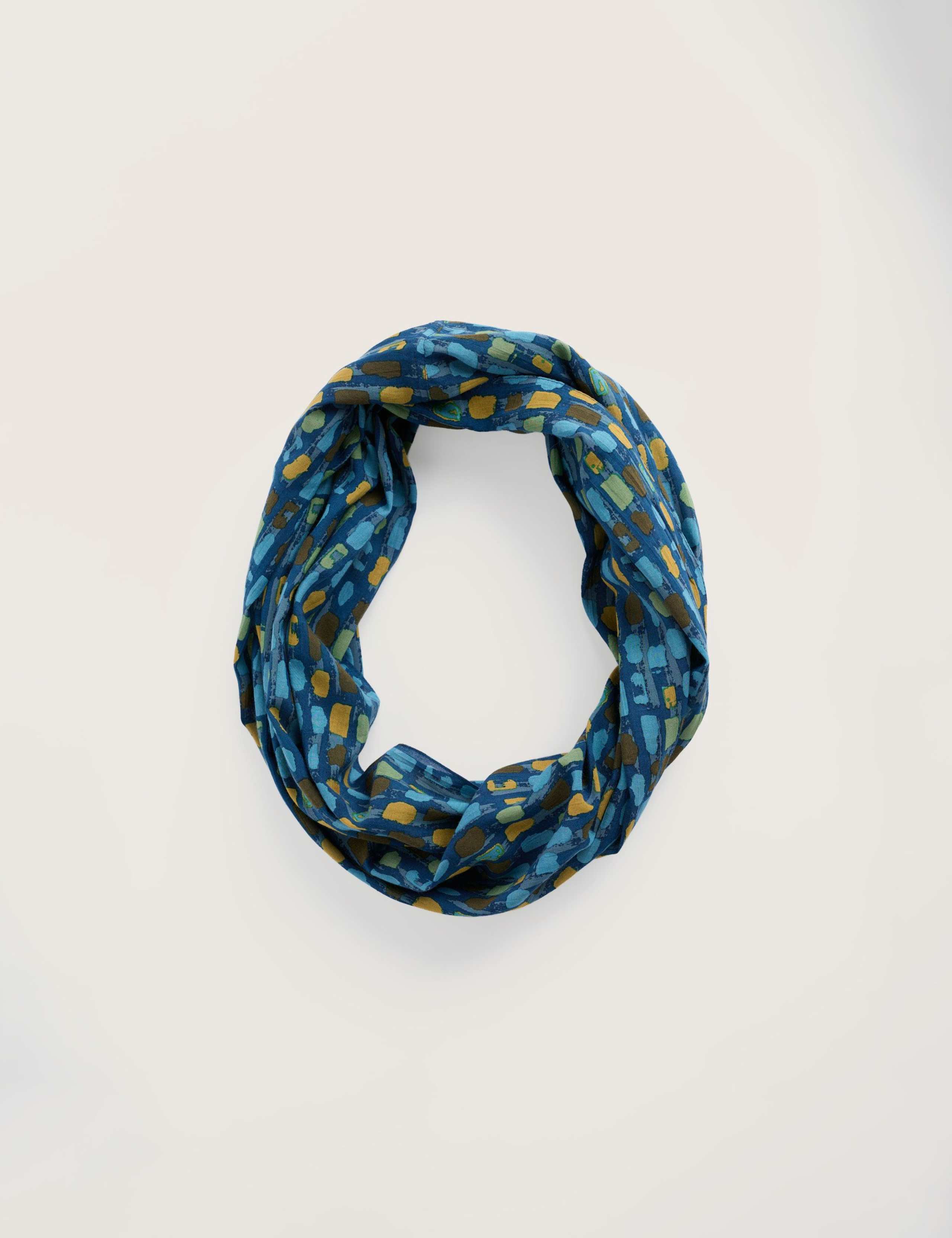Cotton Modal Woven Printed Circle Scarf 2 of 3
