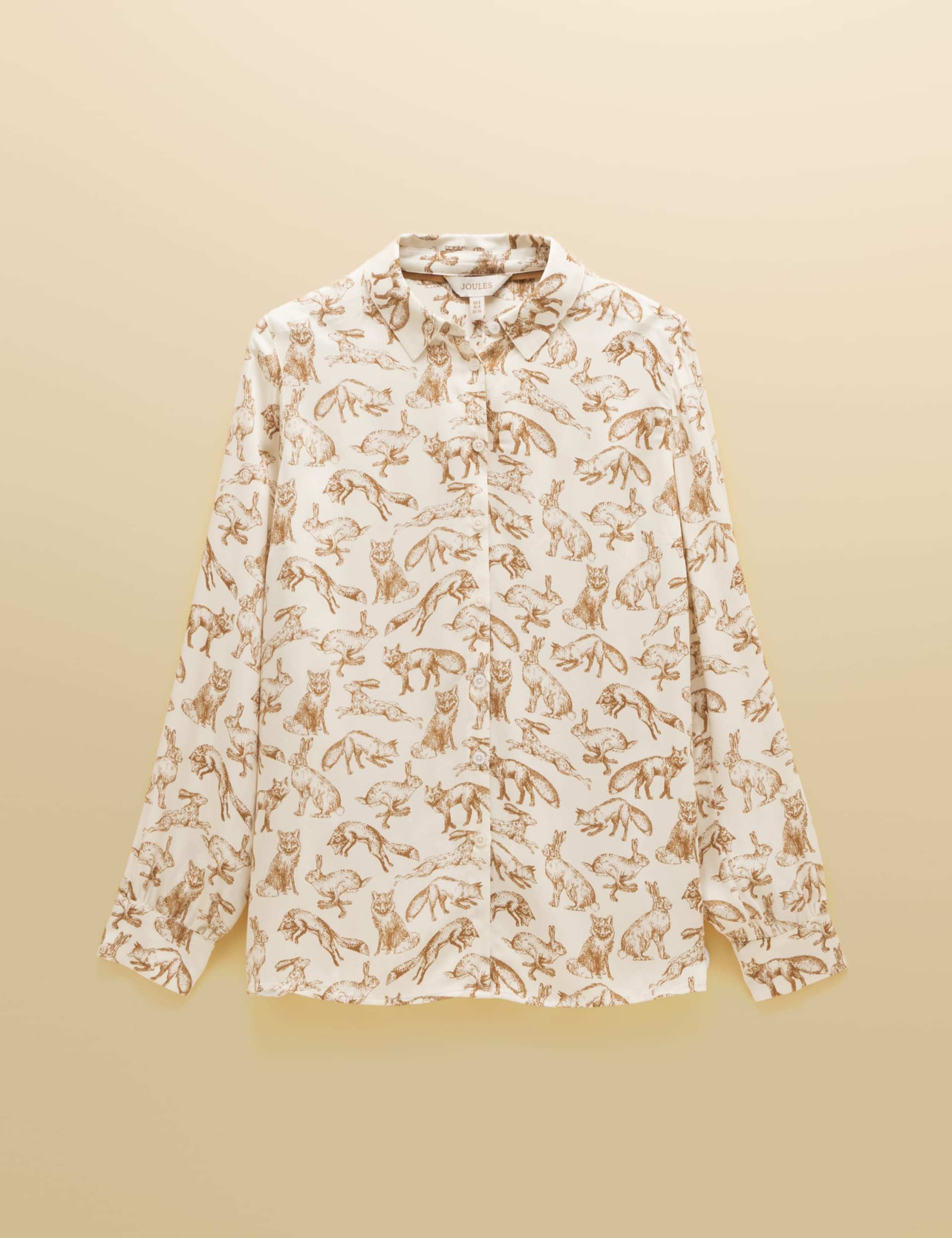Collared Long Sleeve Printed Shirt 2 of 7