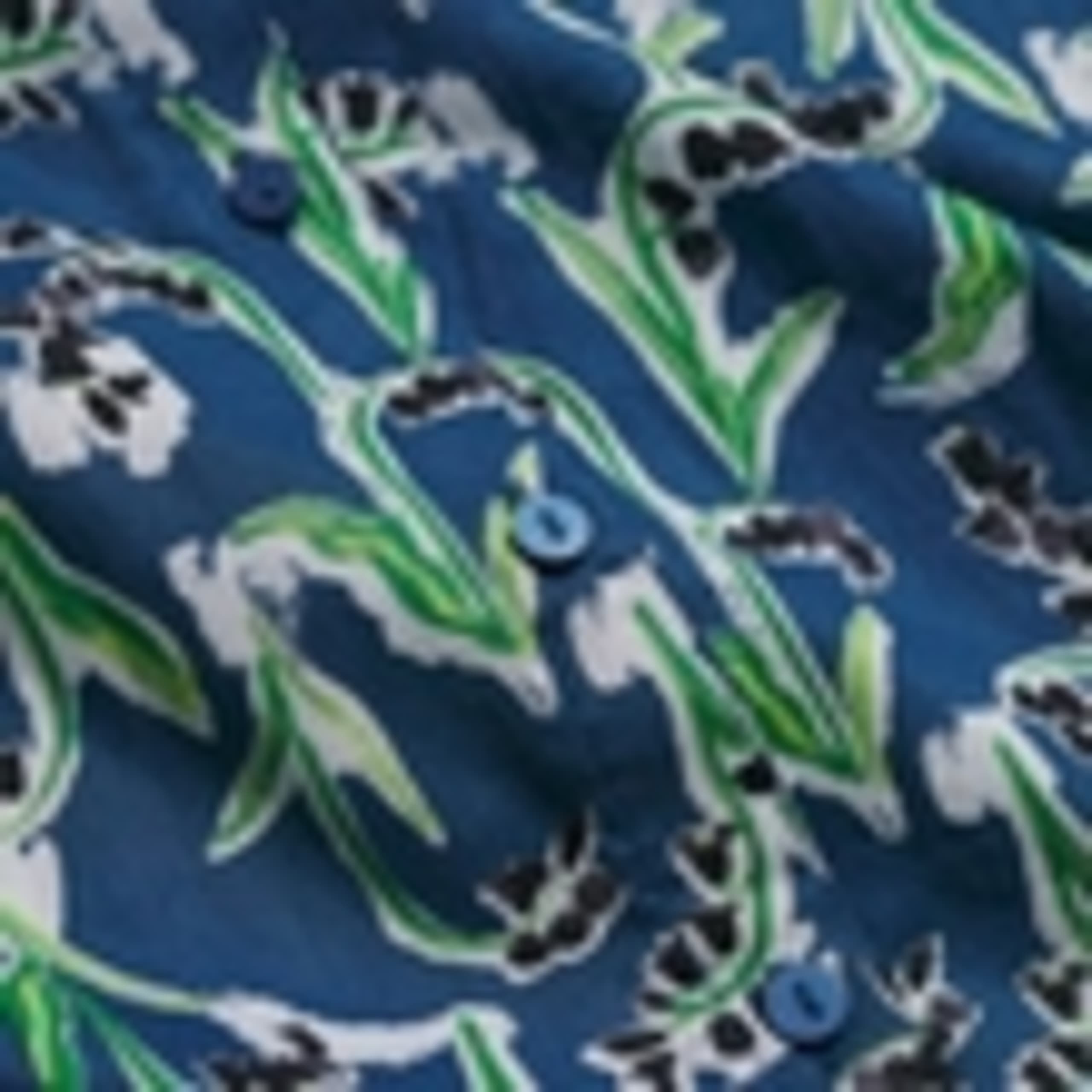 Pure Cotton Printed Peter Pan Collar Shirt 5 of 5