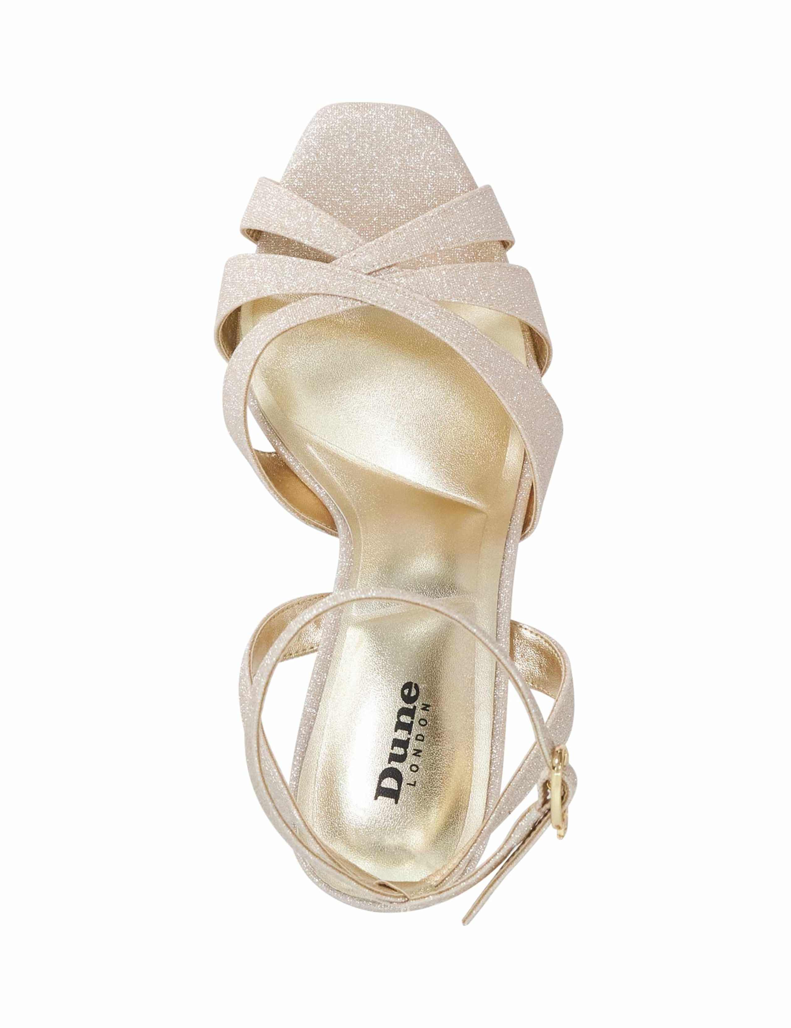 Leather Crossover Stiletto Heel Sandals 2 of 5
