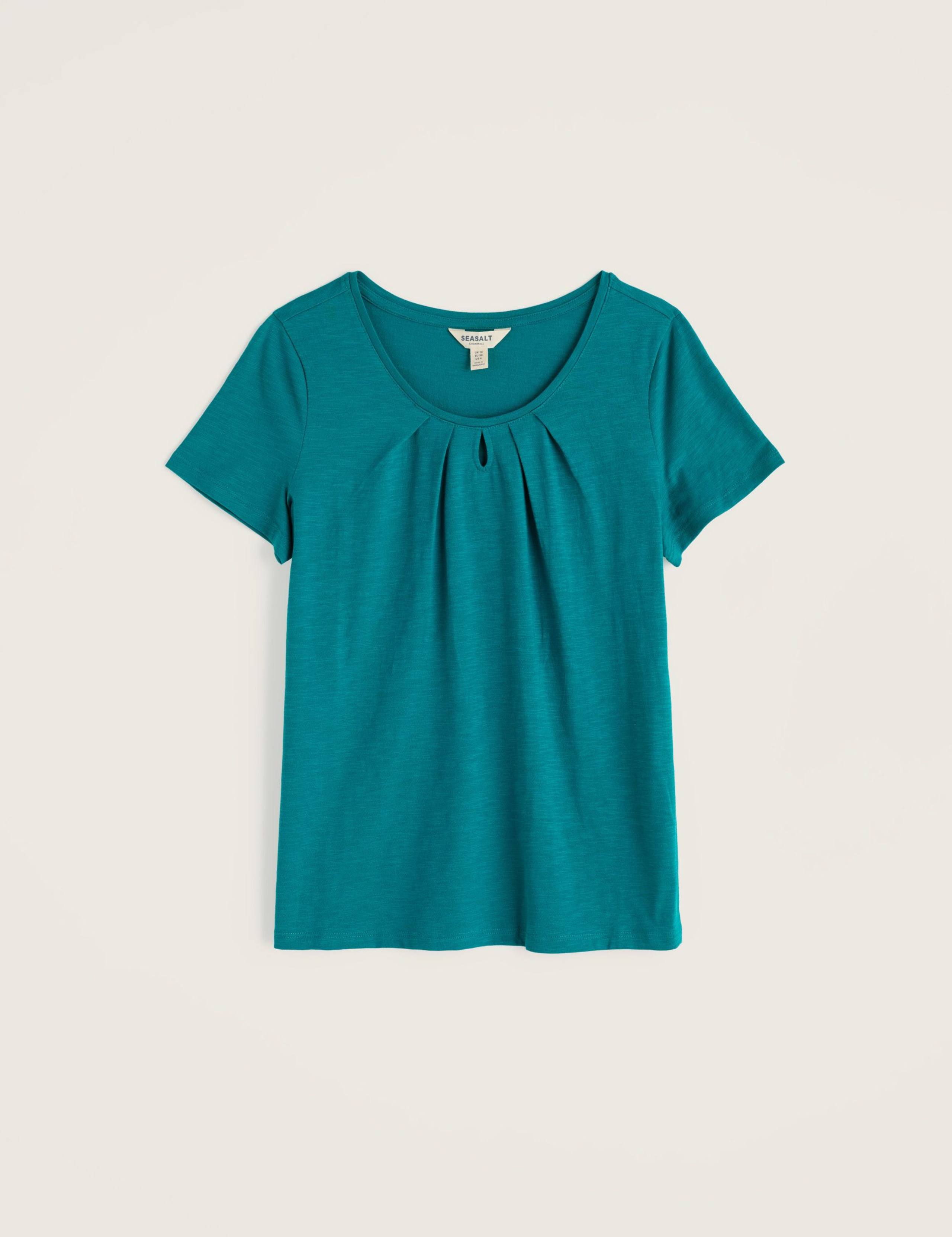 Pure Cotton Scoop Neck Relaxed T-Shirt 2 of 5
