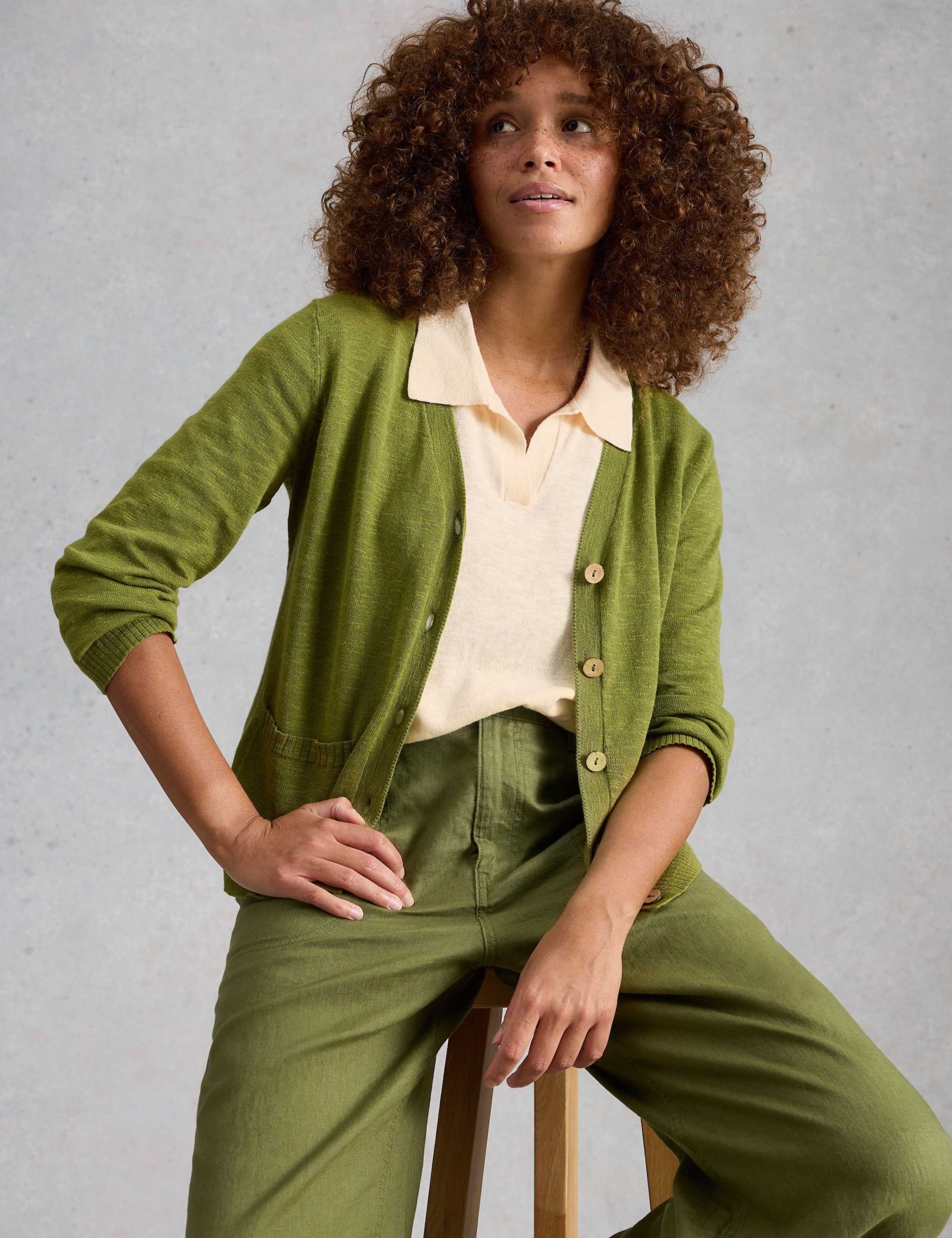 Cotton Rich Top With Linen 4 of 6