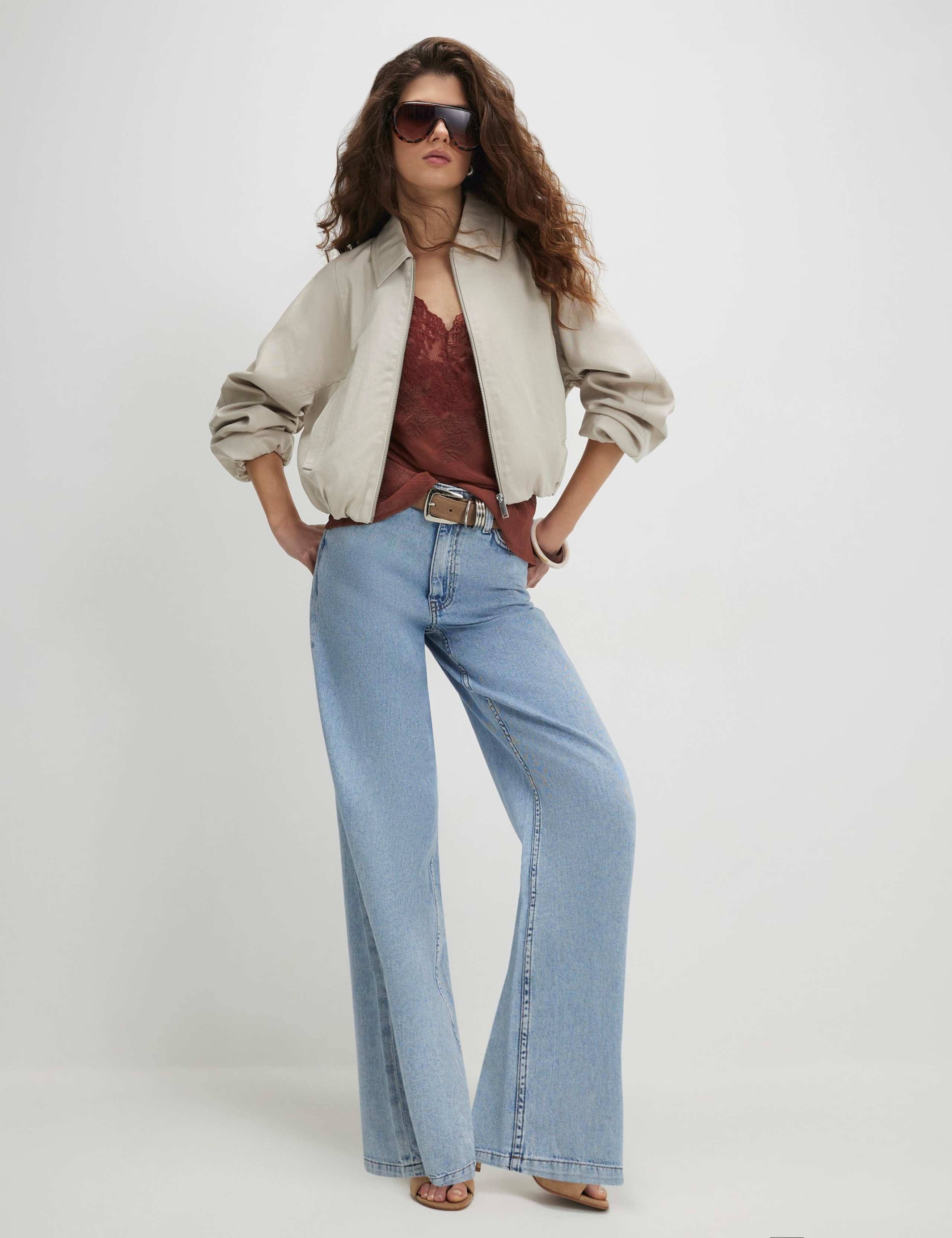 Lyocell™ Rich Oversized Harrington Jacket 2 of 4